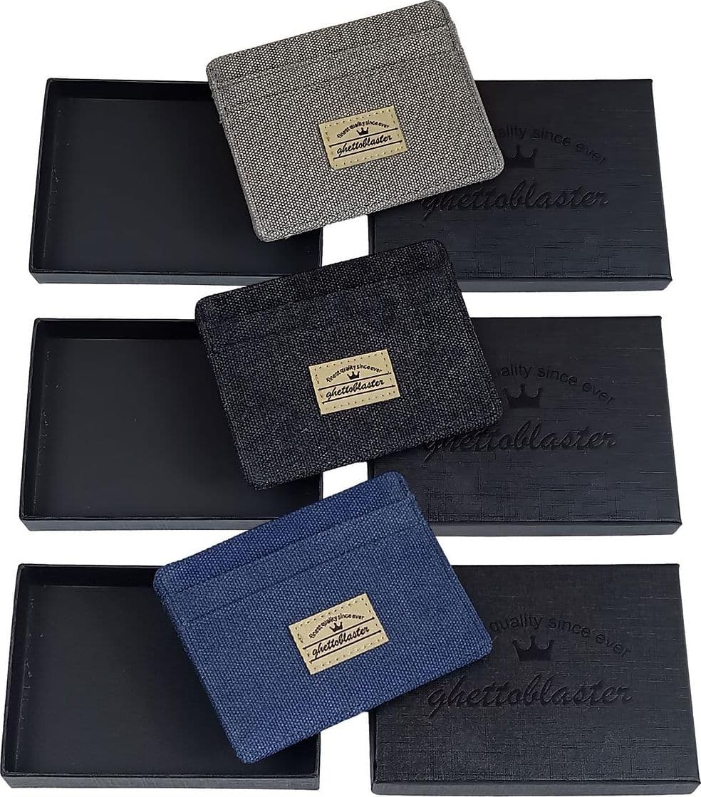 Portafoglio Ghettoblaster Card Holder Canvas black - 9