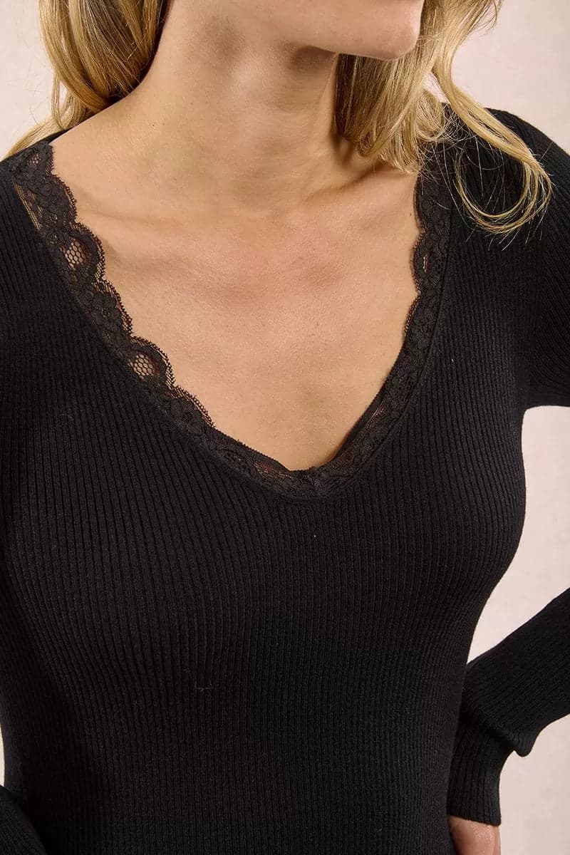 Pullover lavorato in maglia - 5