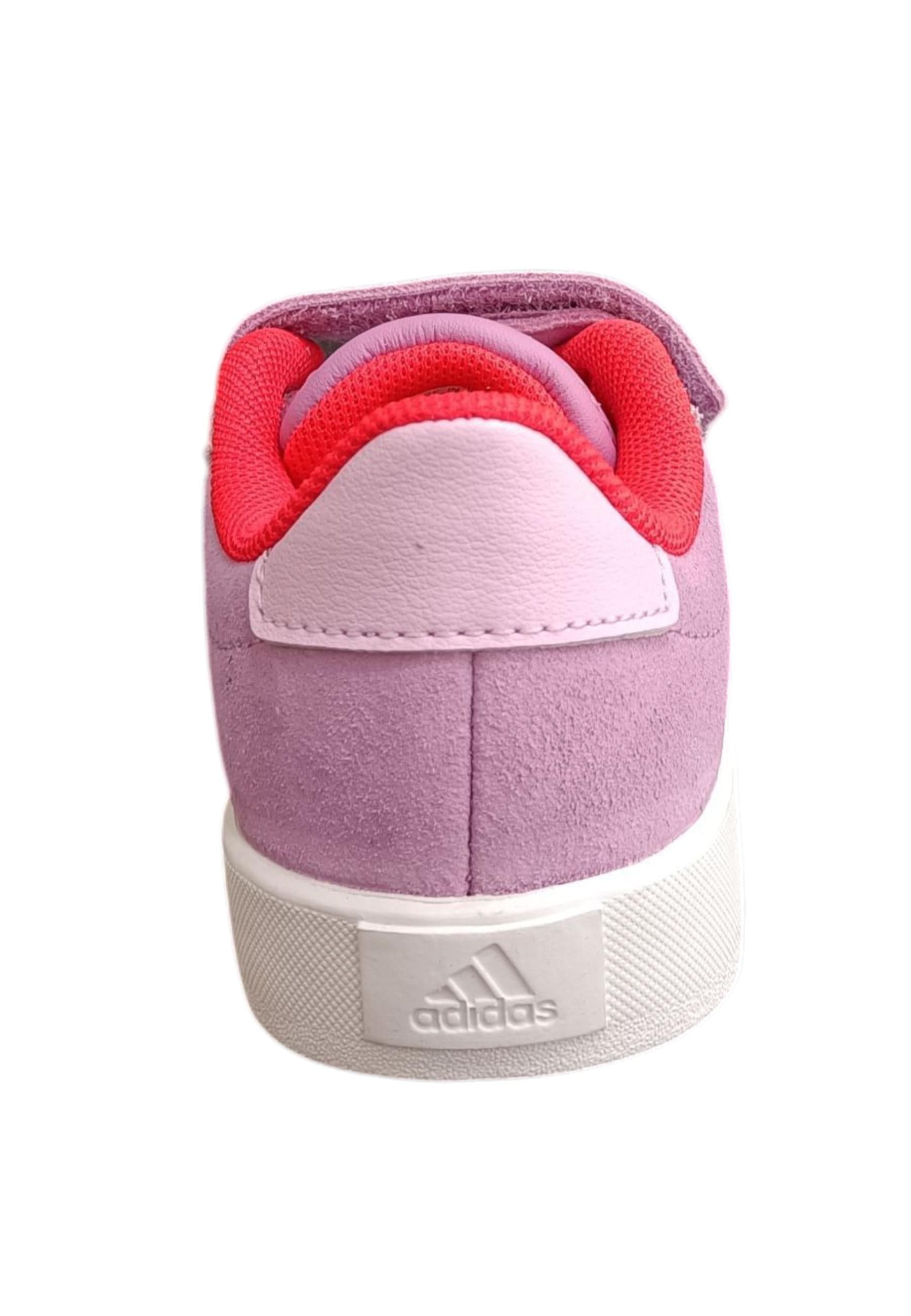 Sneakers bambina Adidas Grand Court viola bianco suede - Stile sportivo con velcro in Stivali Scarpetteria Gica - Trani, commercioVirtuoso.it