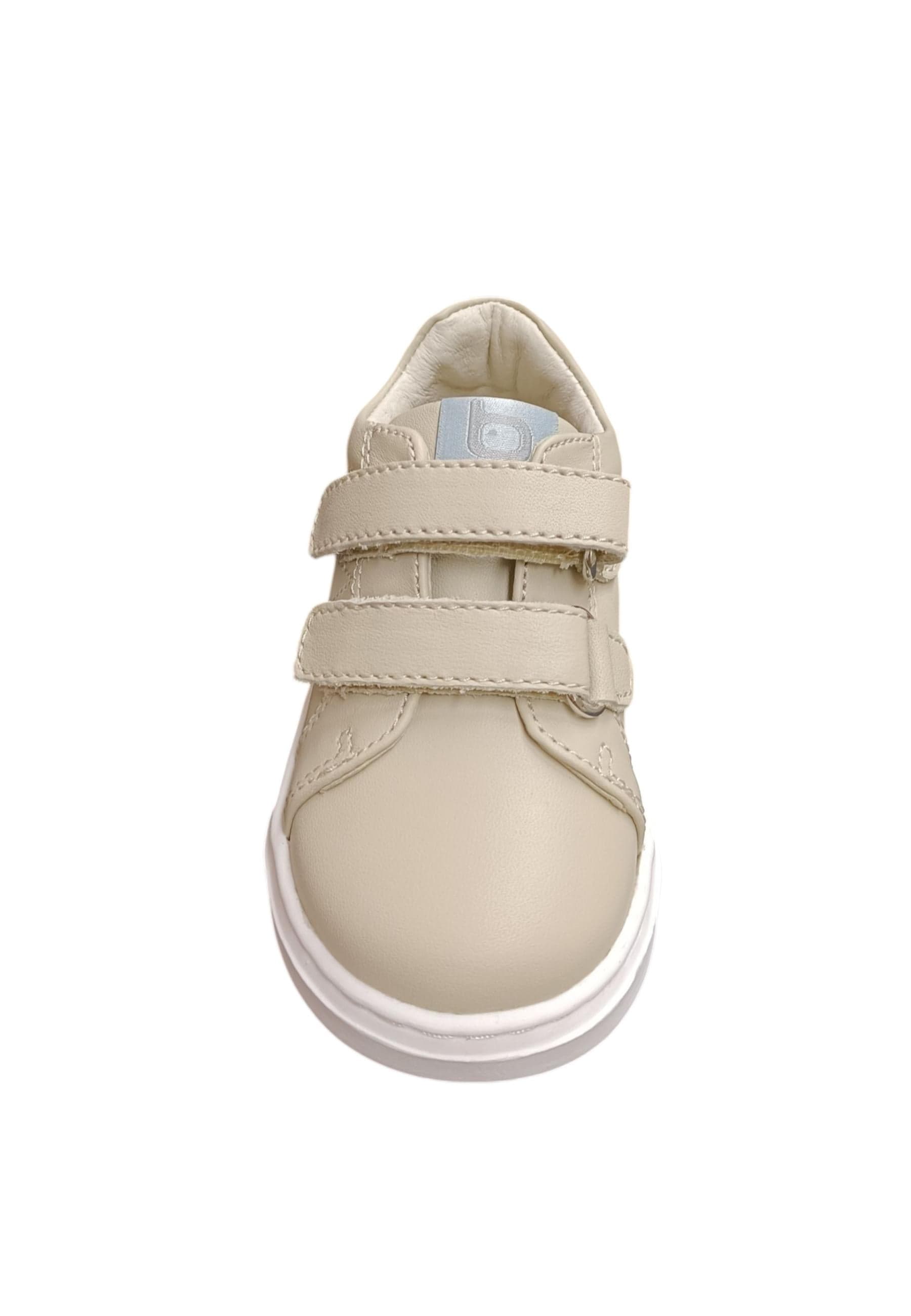 Sneakers primi passi bambino Balducci Cita bianco blu pelle - Freschezza marina con velcro in Ballerine Scarpetteria Gica - Trani, commercioVirtuoso.it