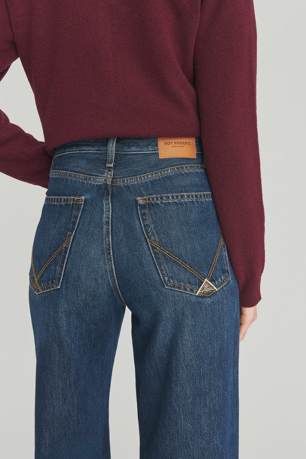 Roy Roger's Jeans donna Marta WOMAN Denim Lyocell Fresno RND091D7053029 C0999 in Jeans Broadway Red - Barletta, commercioVirtuoso.it