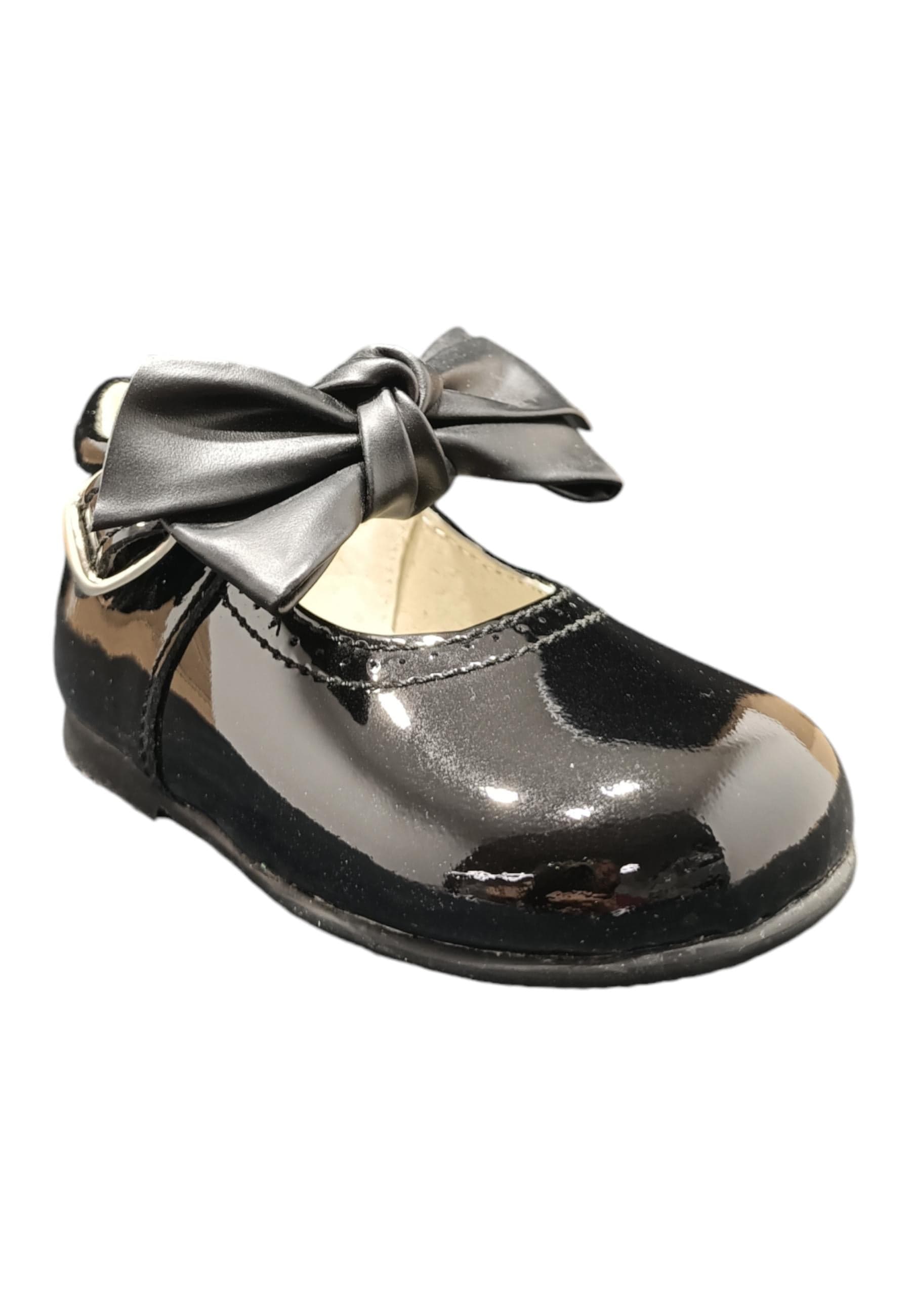 Ballerina primi passi Panyno B1528 nero vernice fibbia fiocco estraibile in Ballerine Scarpetteria Gica - Trani, commercioVirtuoso.it