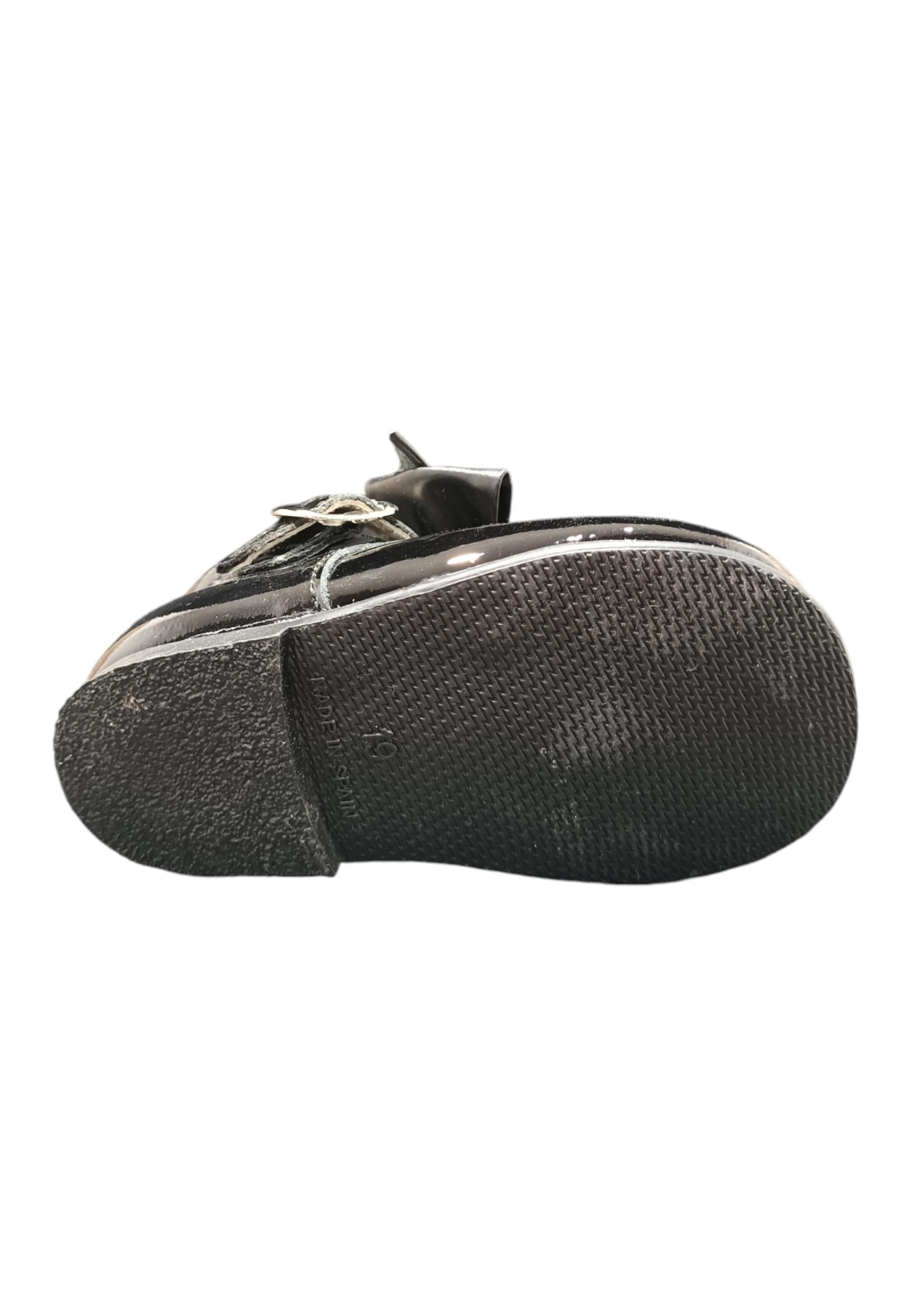 Ballerina primi passi Panyno B1528 nero vernice fibbia fiocco estraibile - 5