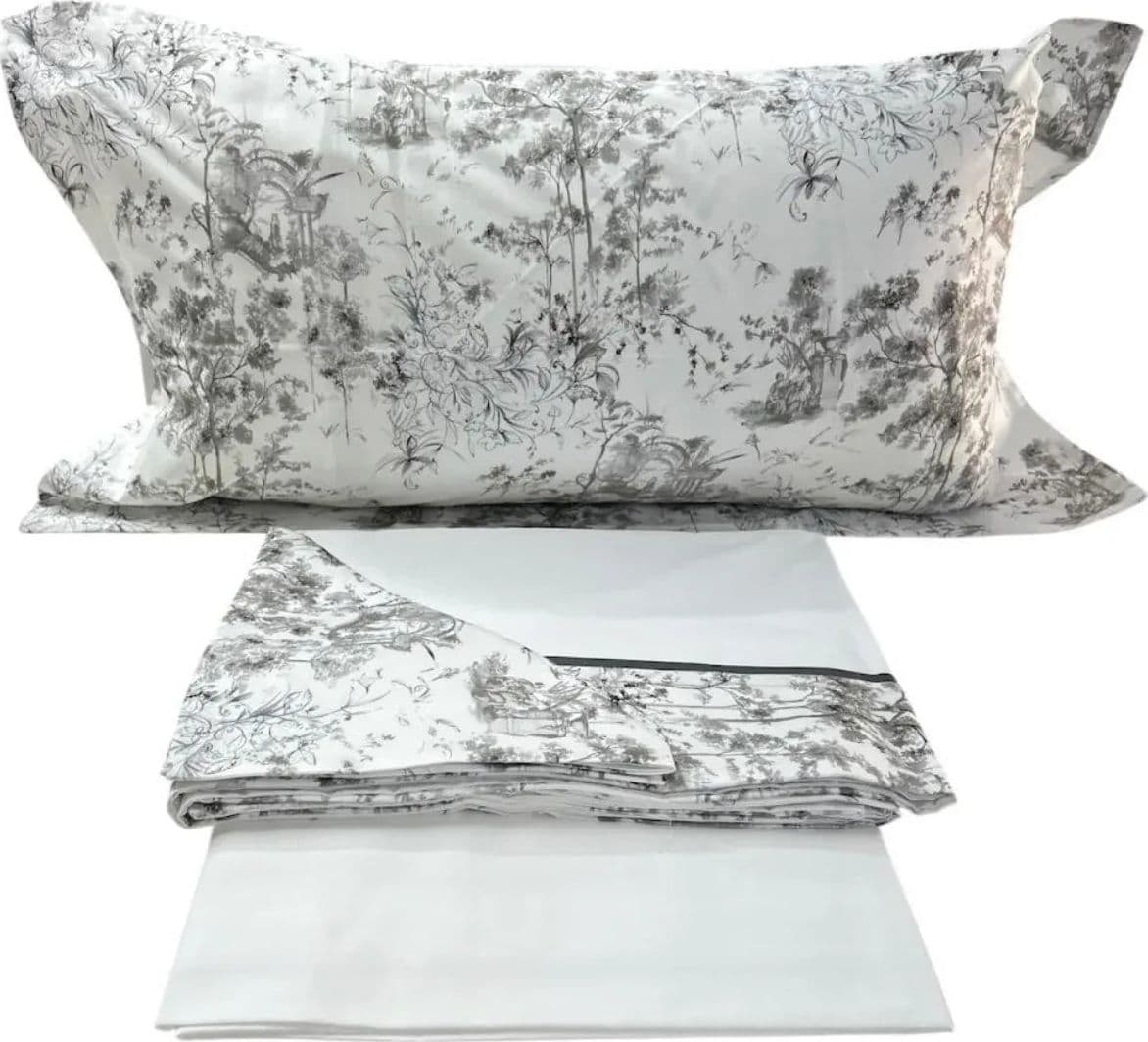 Completo Lenzuola Matrimoniale Alexander Tuscany Home Garden – 100% Cotone - 2