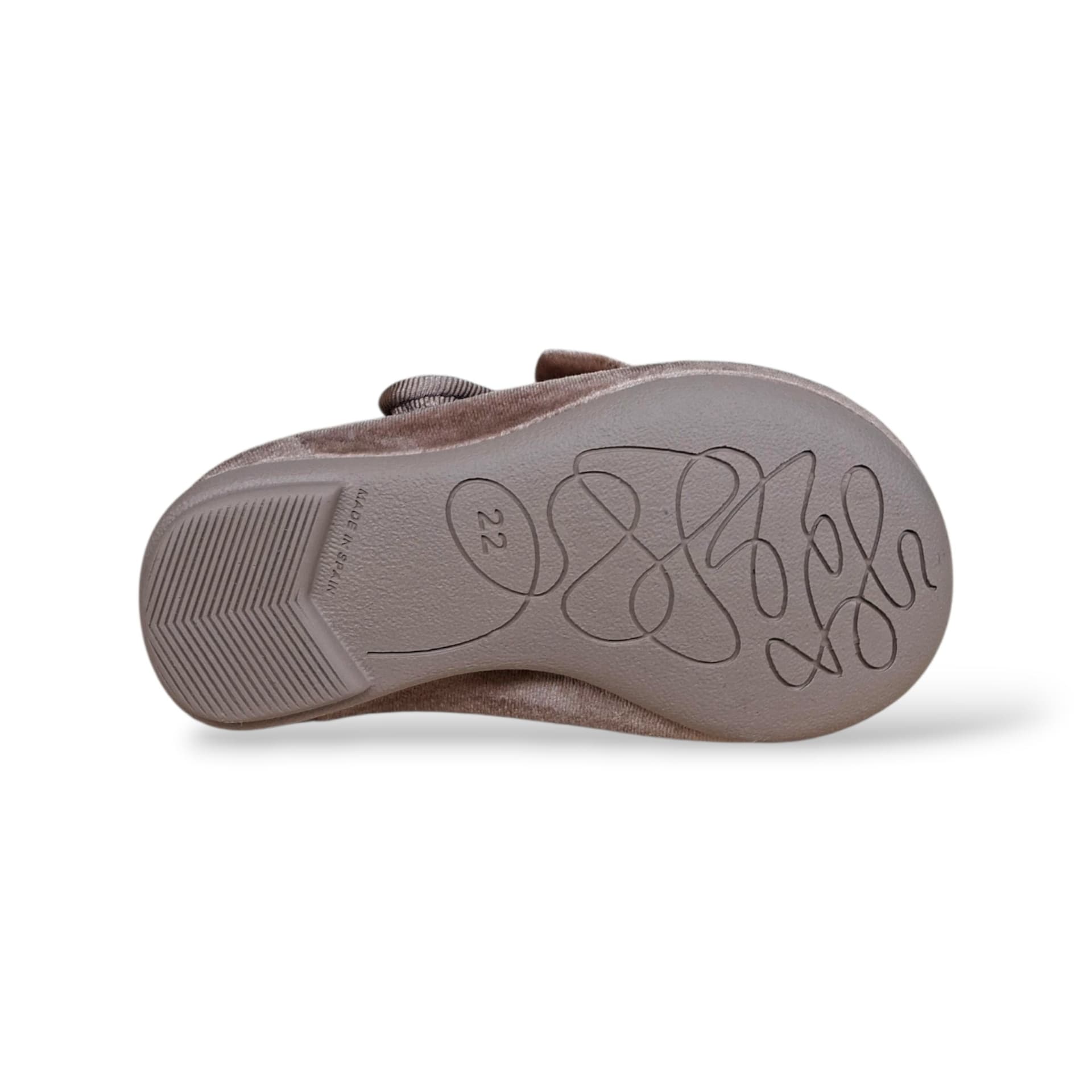 VUL-LADI Candy Ballerine Bambine Ragazze Rosa | Taglia 22-37 | Velluto Fiocco Velcro | Scarpetteria Gica - 5