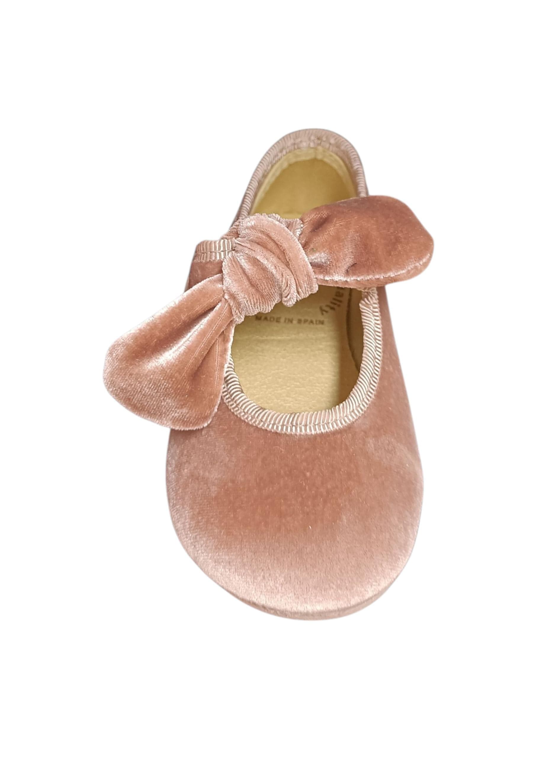 Ballerina bambina Vul-Ladi Candy rosa velluto velcro elegance style in Ballerine Scarpetteria Gica - Trani, commercioVirtuoso.it
