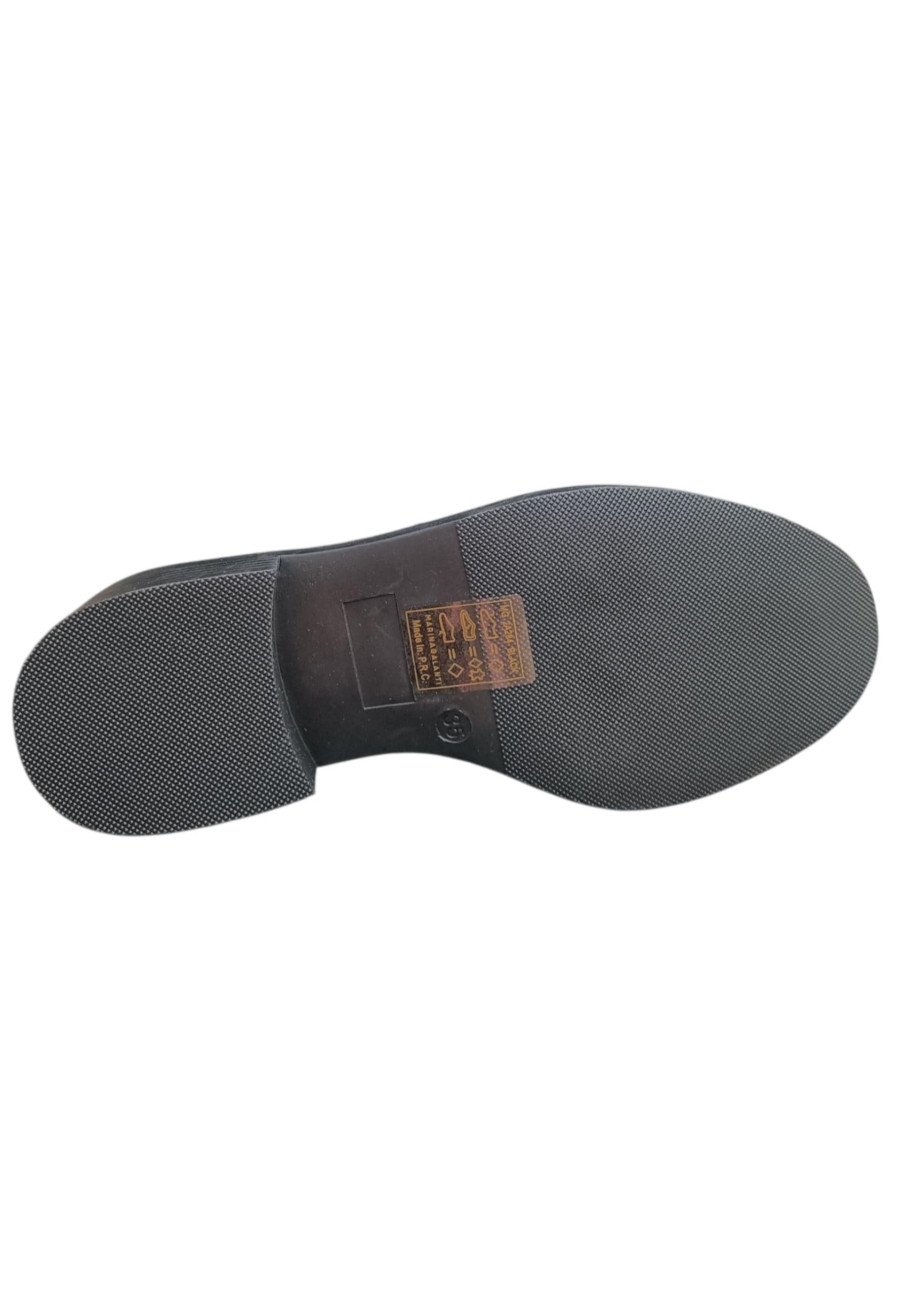 Mocassini college donna Marina Galanti nero pelle - Eleganza casual con elastico in Ballerine Scarpetteria Gica - Trani, commercioVirtuoso.it