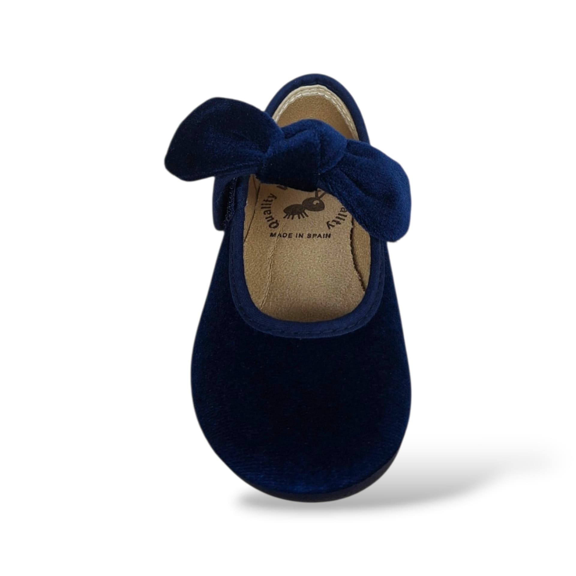 Ballerina bambina Vul-Ladi Candy blu velluto velcro elegance style in Ballerine Scarpetteria Gica - Trani, commercioVirtuoso.it
