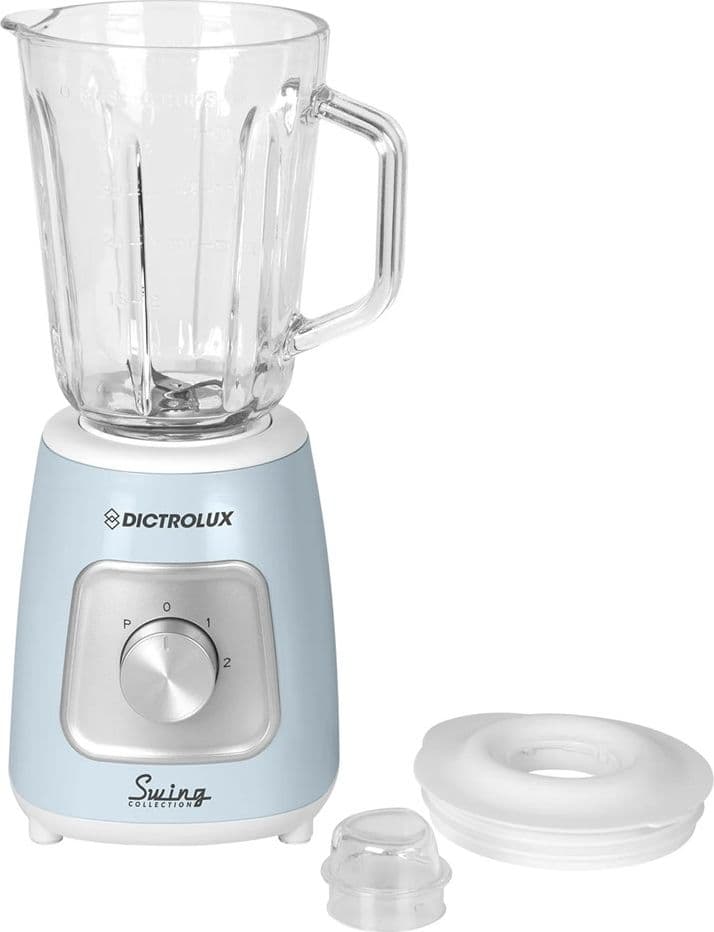 FRULLATORE 1000W CON CARAFFA IN VETRO 1.5LT 2 VELOCITÀ + PULSE DESIGN VINTAGE RETRÒ - 10