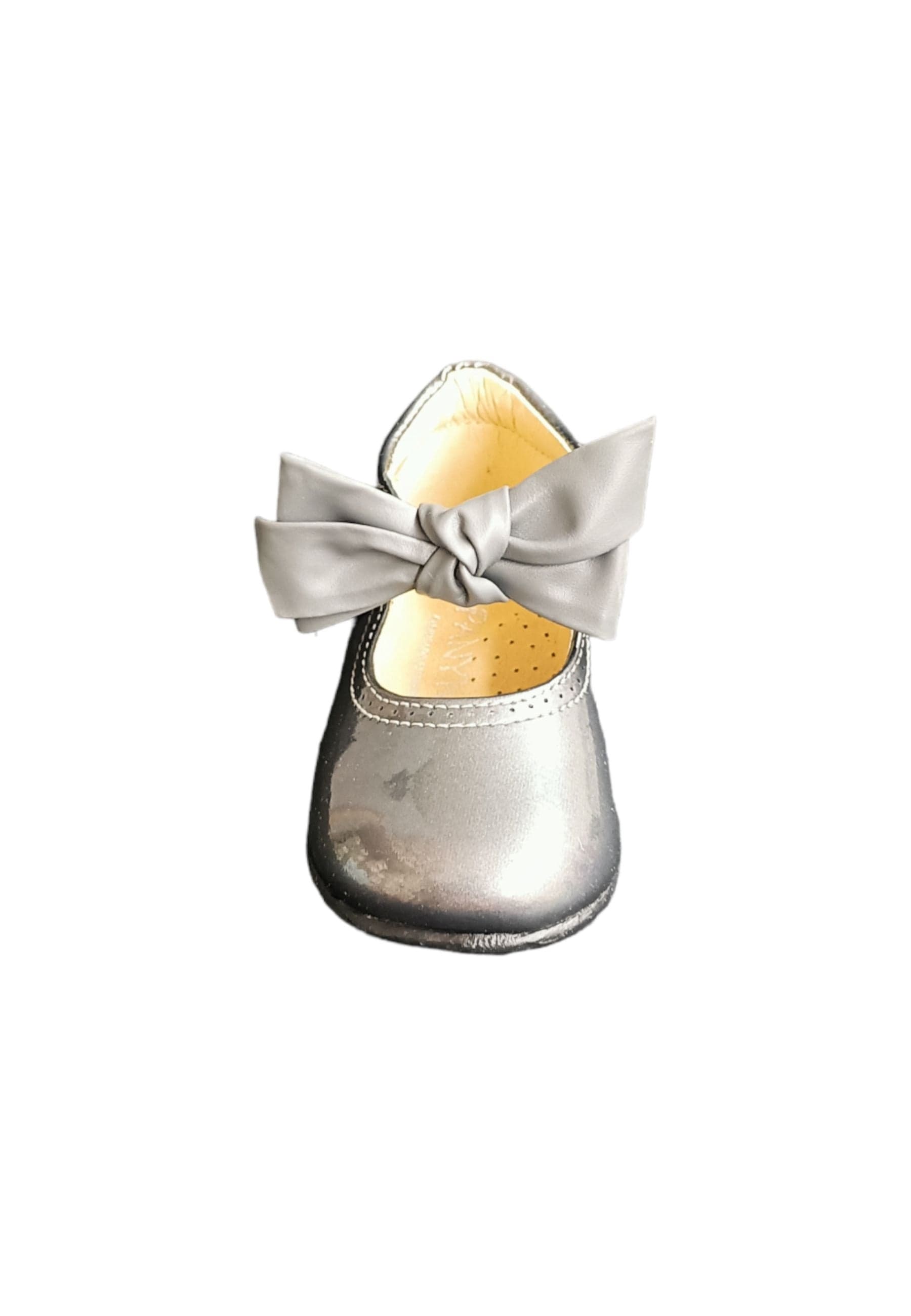 Ballerina primi passi Panyno B1528 grigio vernice fibbia fiocco estraibile in Ballerine Scarpetteria Gica - Trani, commercioVirtuoso.it
