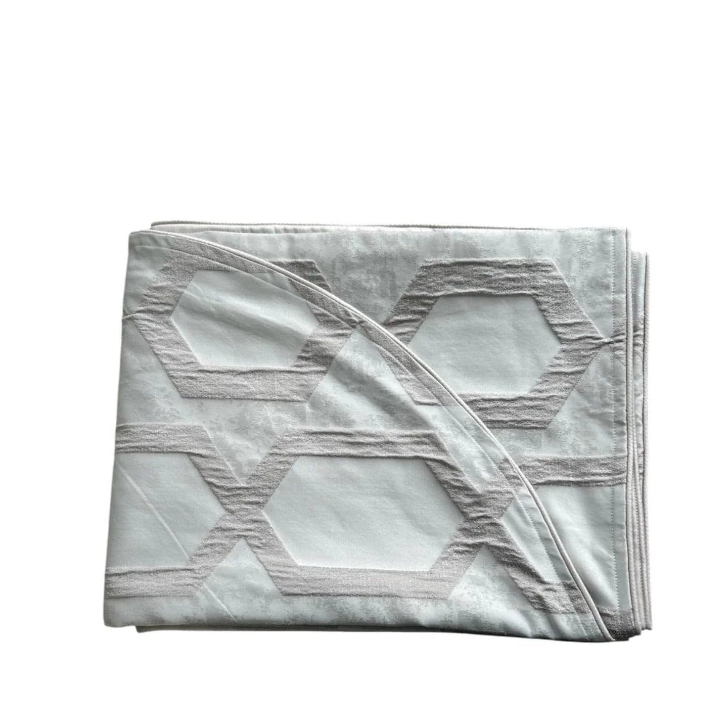 Copriletto Matrimoniale Alexander Tuscany Home Esagoni – Jacquard 260x260 cm - 3