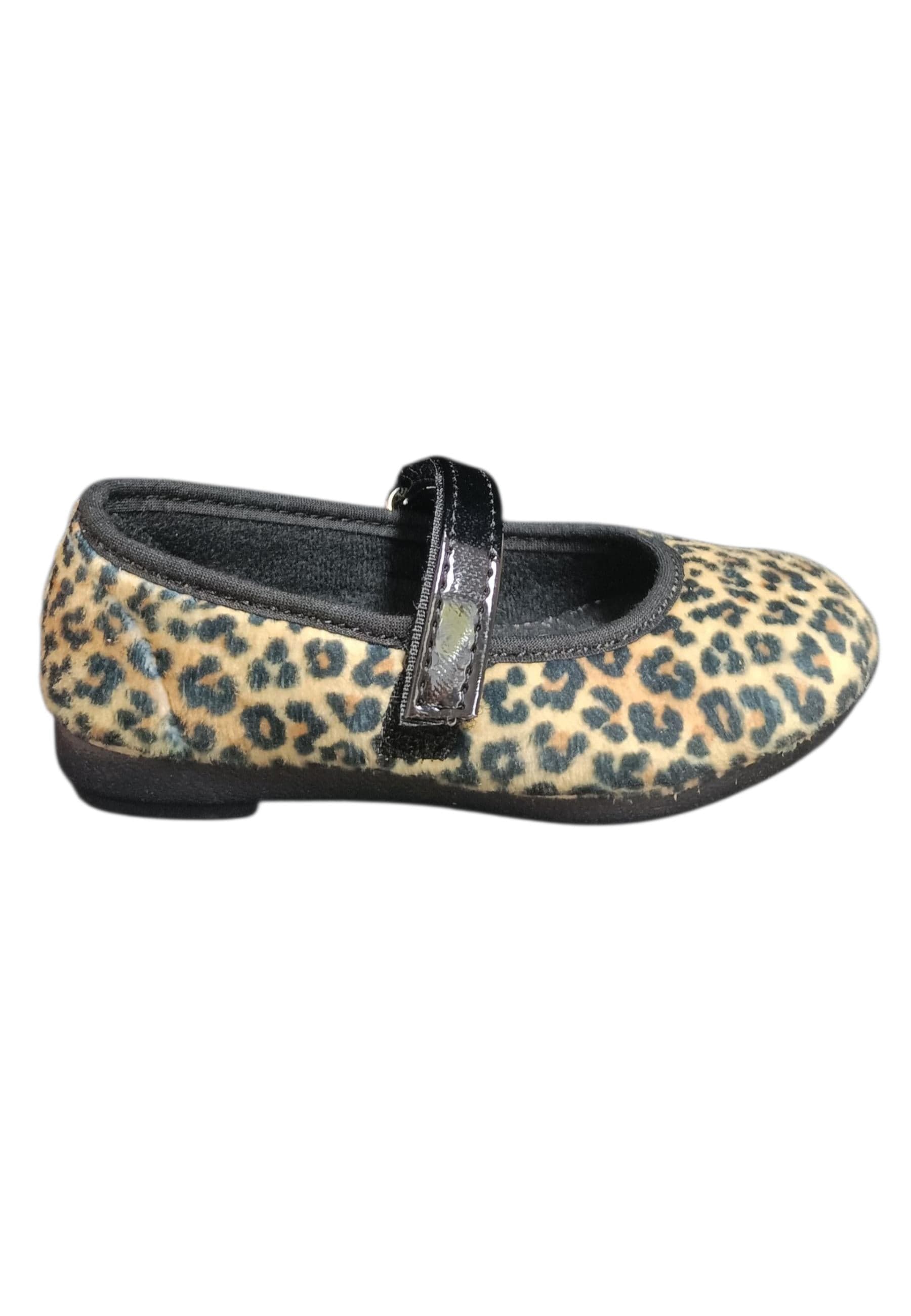 Ballerina bambina Vul-Ladi Candy nero maculato velluto velcro elegance style - 6