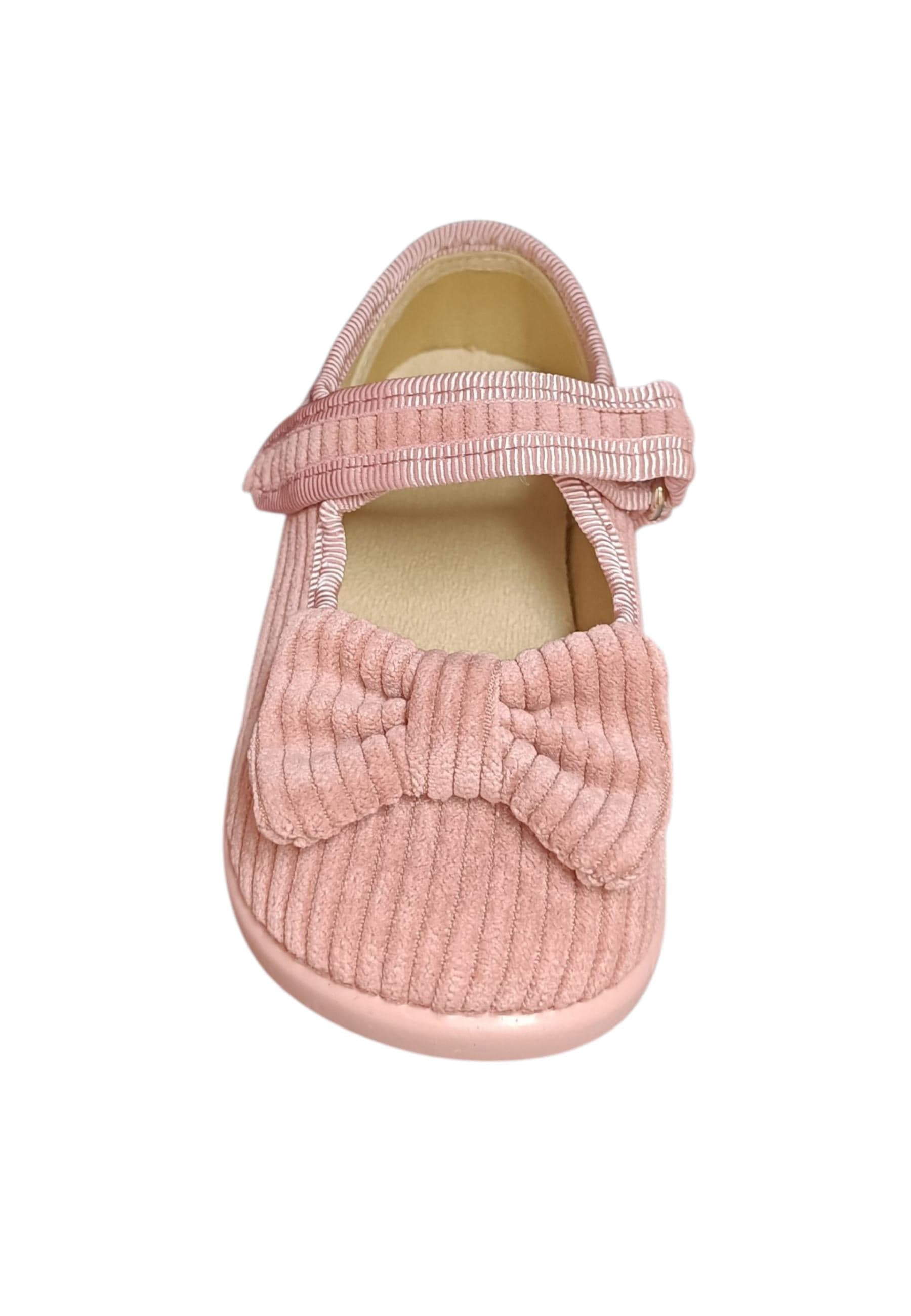Ballerina bambina Vul-Ladi Candy rosa velluto velcro elegance style in Ballerine Scarpetteria Gica - Trani, commercioVirtuoso.it