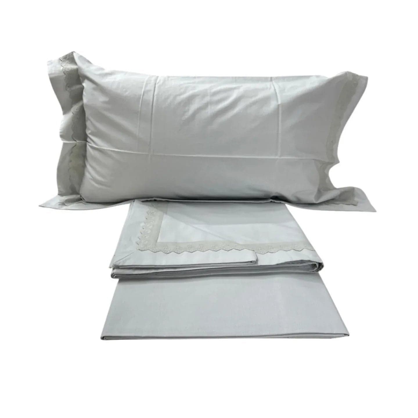 Completo Lenzuola Matrimoniale Alexander Tuscany Home Pizzetto – 100% Cotone - 2