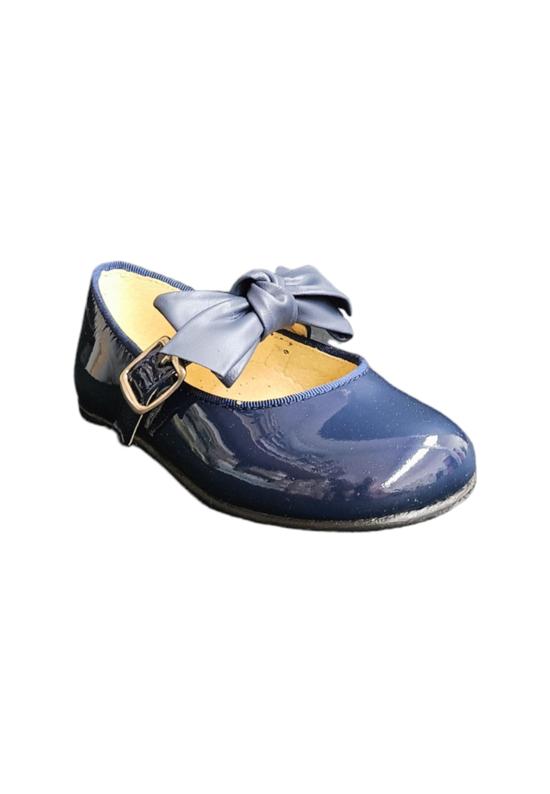 Ballerina bambino Panyno B2601 blu vernice fibbia fiocco estraibile elegance in Ballerine Scarpetteria Gica - Trani, commercioVirtuoso.it