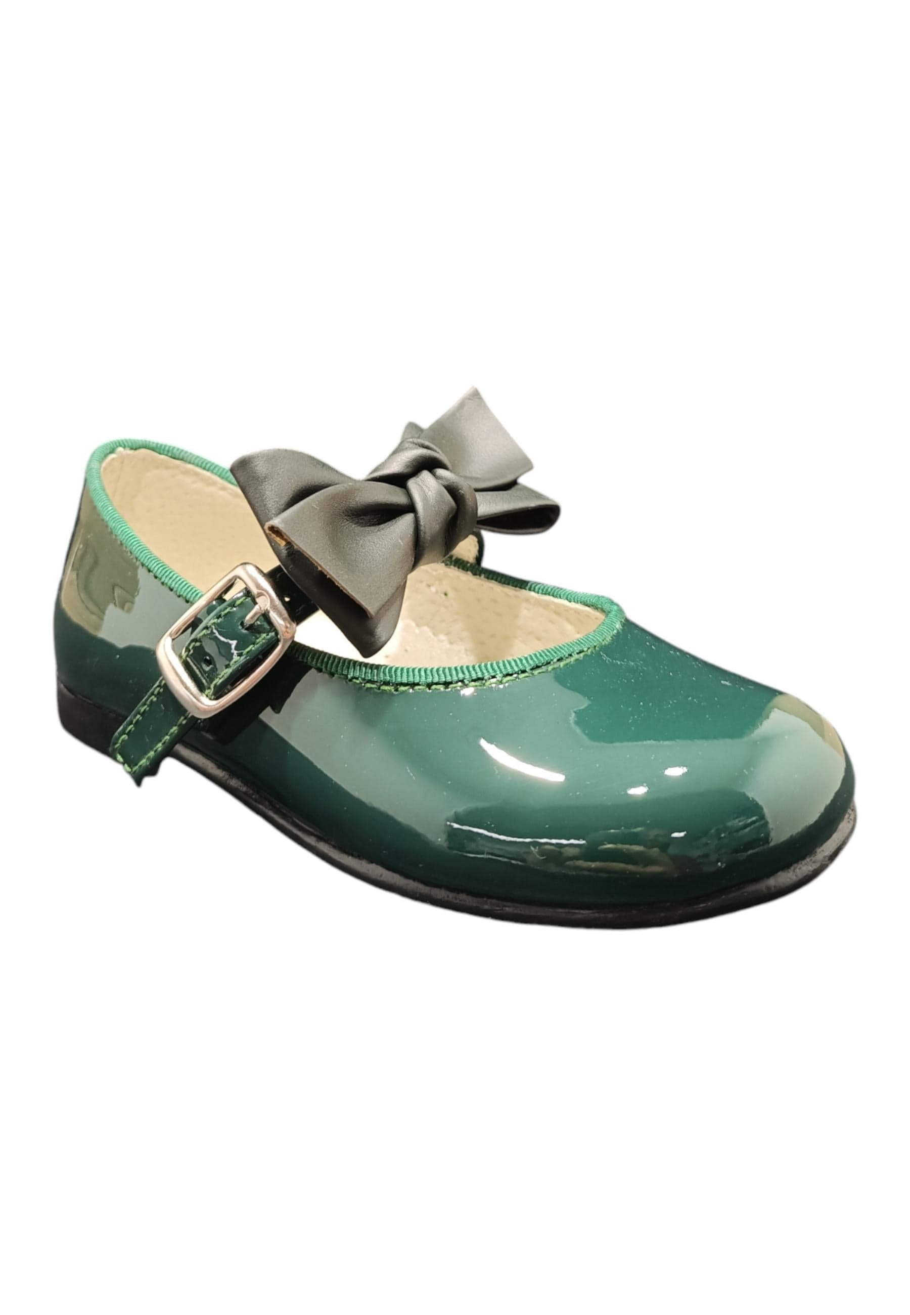 Ballerina bambino Panyno B2601 verdone vernice fibbia fiocco estraibile elegance in Ballerine Scarpetteria Gica - Trani, commercioVirtuoso.it