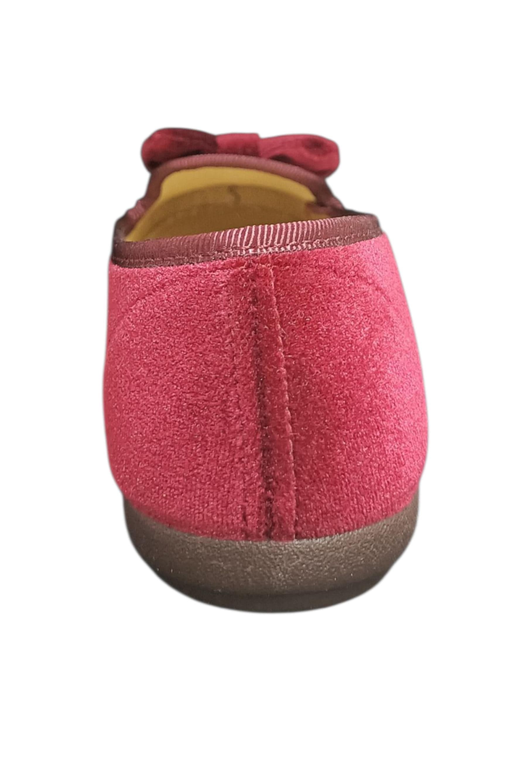Ballerina ragazza Vul-Ladi Candy bordeaux velluto velcro elegance style in Ballerine Scarpetteria Gica - Trani, commercioVirtuoso.it