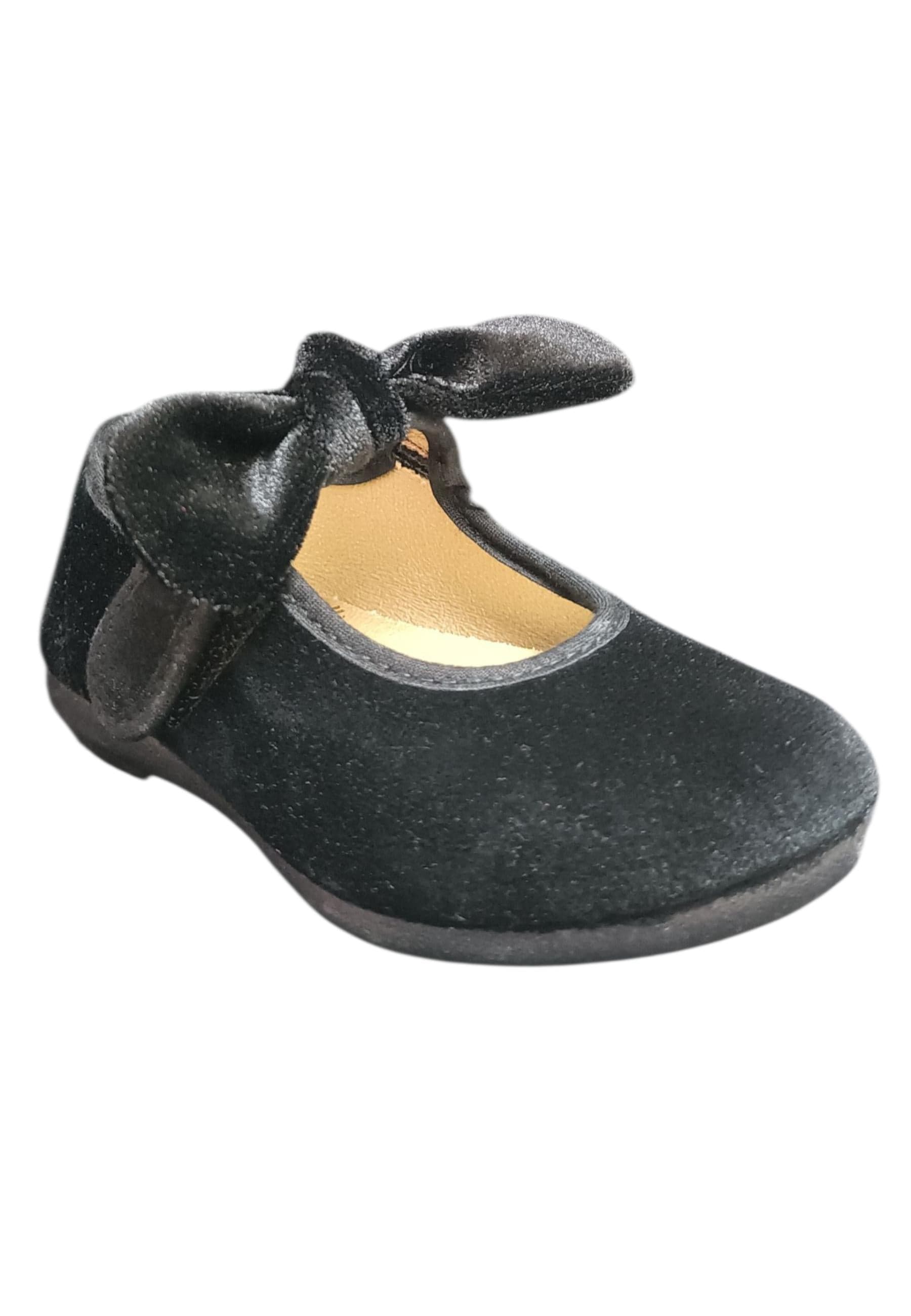 Ballerina bambina Vul-Ladi Candy nero velluto velcro elegance style in Ballerine Scarpetteria Gica - Trani, commercioVirtuoso.it