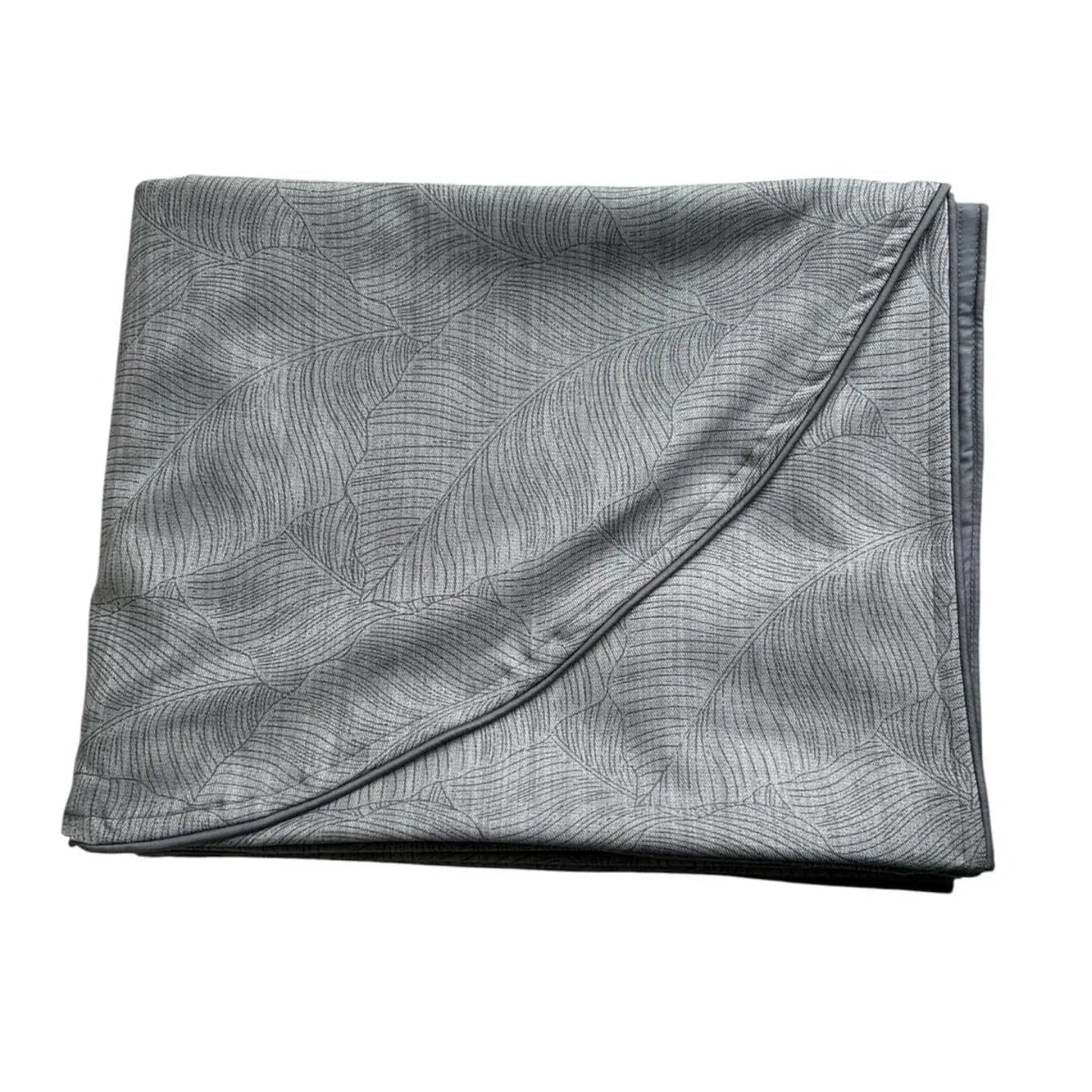 Copriletto Matrimoniale Alexander Tuscany Home Foglie – Jacquard 260x260 cm - 5