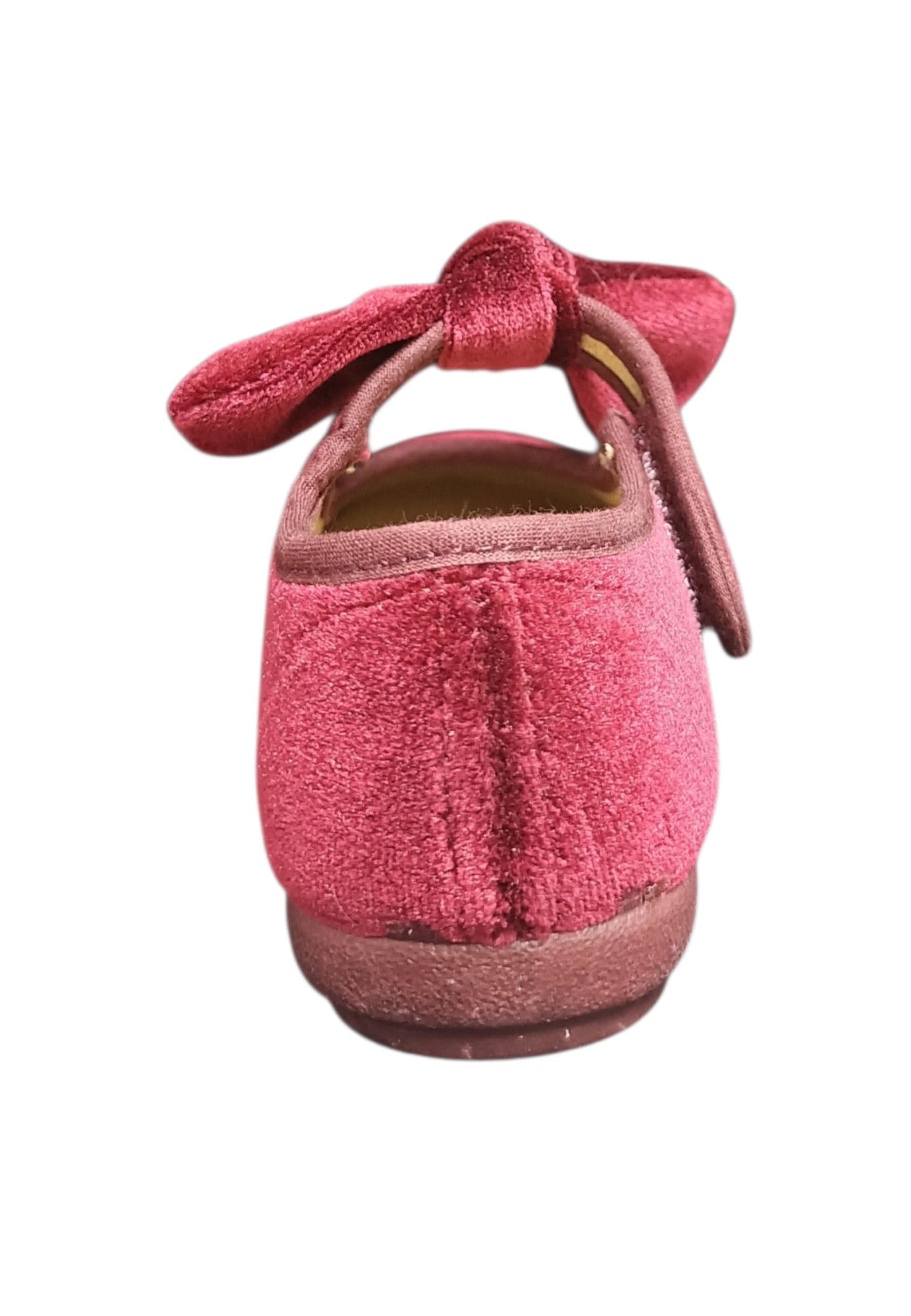 Ballerina bambina Vul-Ladi Candy bordeaux velluto velcro elegance style in Ballerine Scarpetteria Gica - Trani, commercioVirtuoso.it