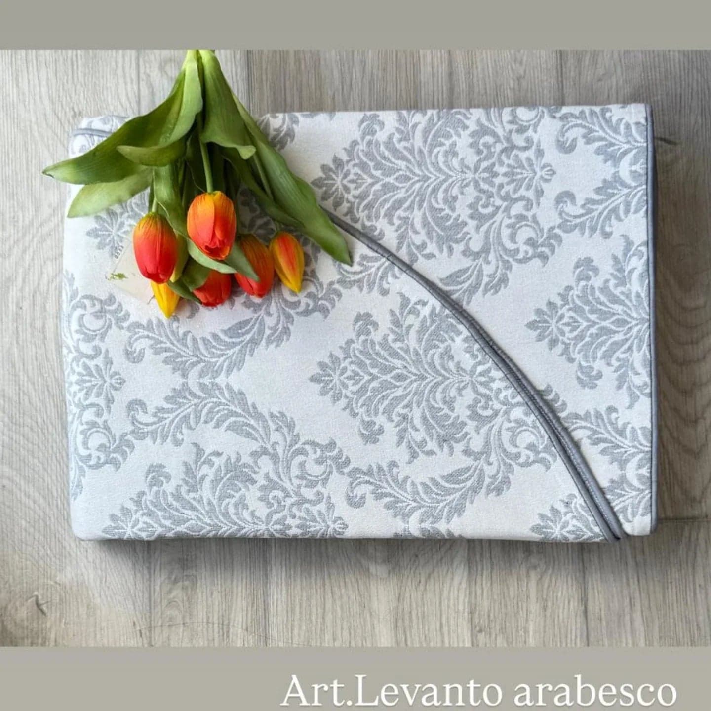 Copriletto Matrimoniale Alexander Tuscany Home Levanto Arabesco – Jacquard 260x260 cm - 2