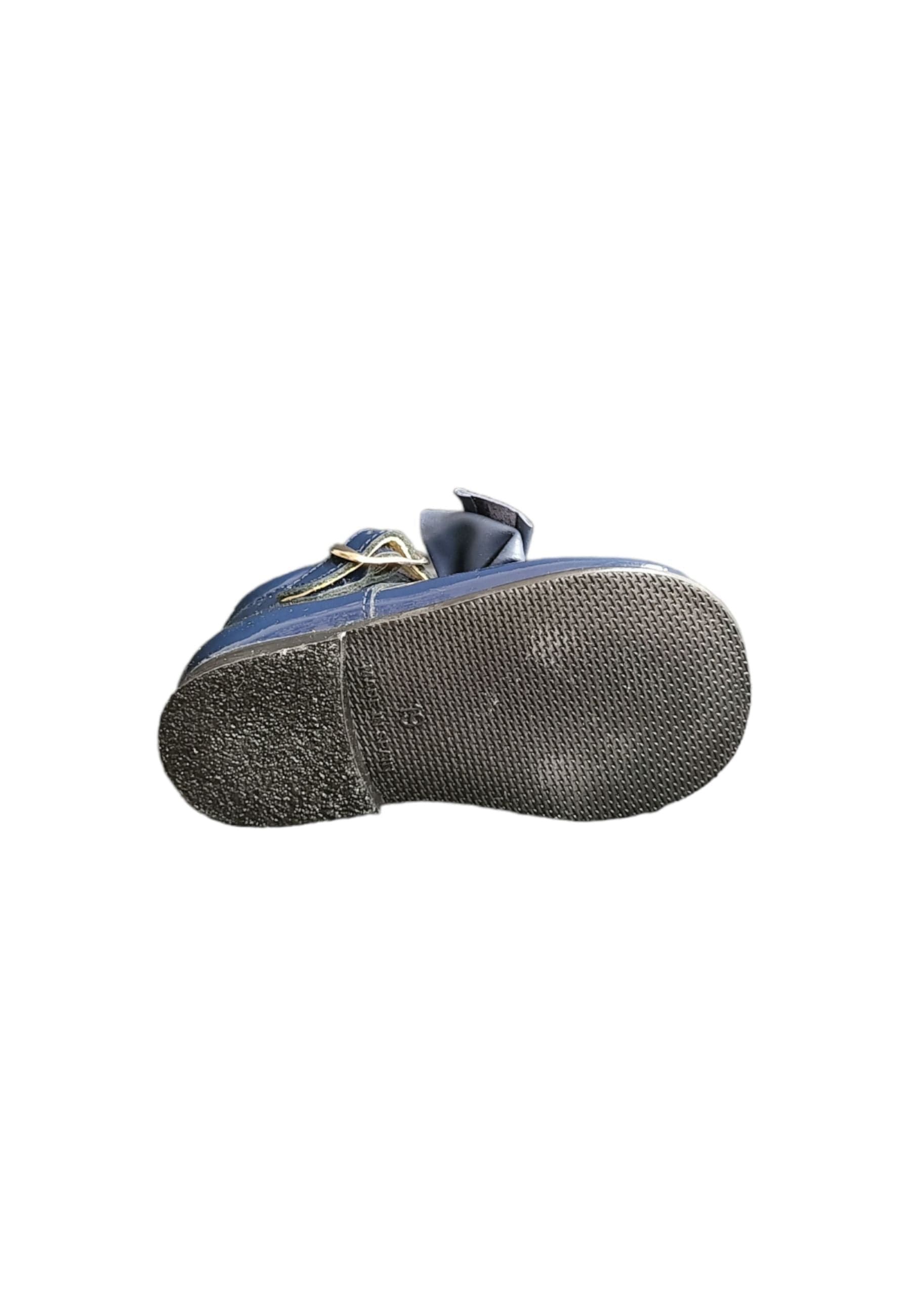 Ballerina primi passi Panyno B1528 blu vernice fibbia fiocco estraibile - 5