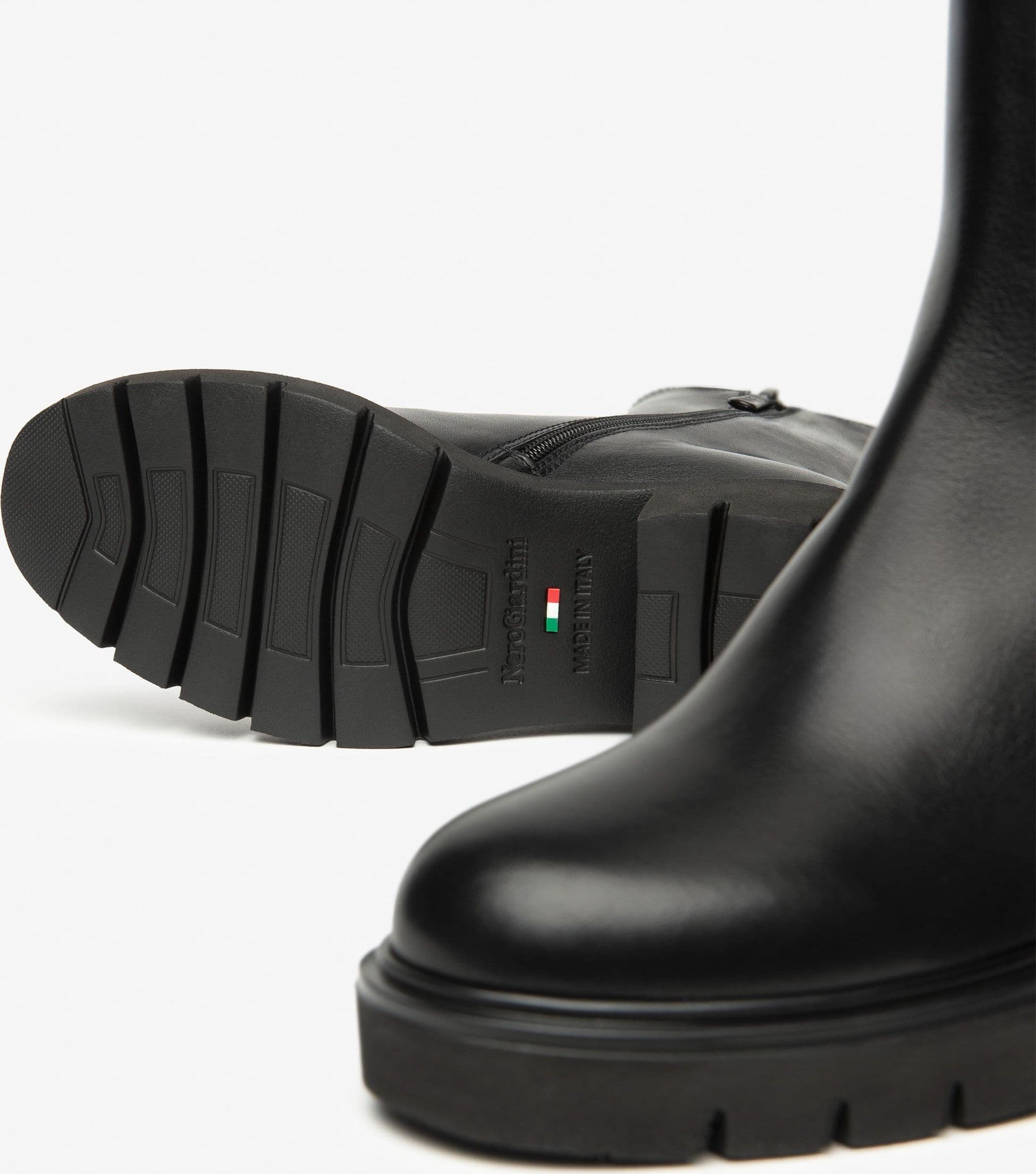 Nero Giardini stivaletti Chelsea donna in pelle nero I514814D100 - 4