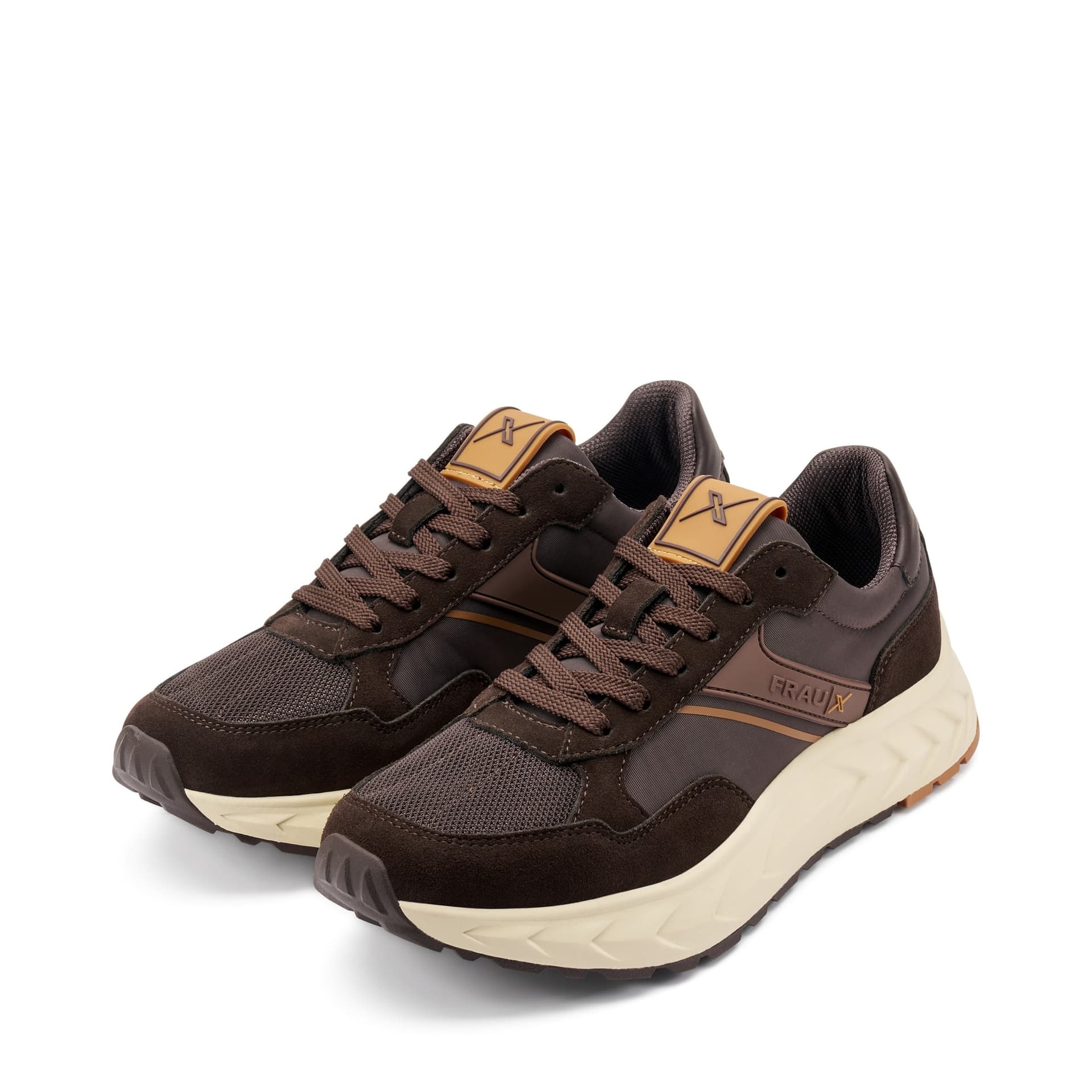 Frau sneakers uomo cross hybrid chocolat X011 - 6