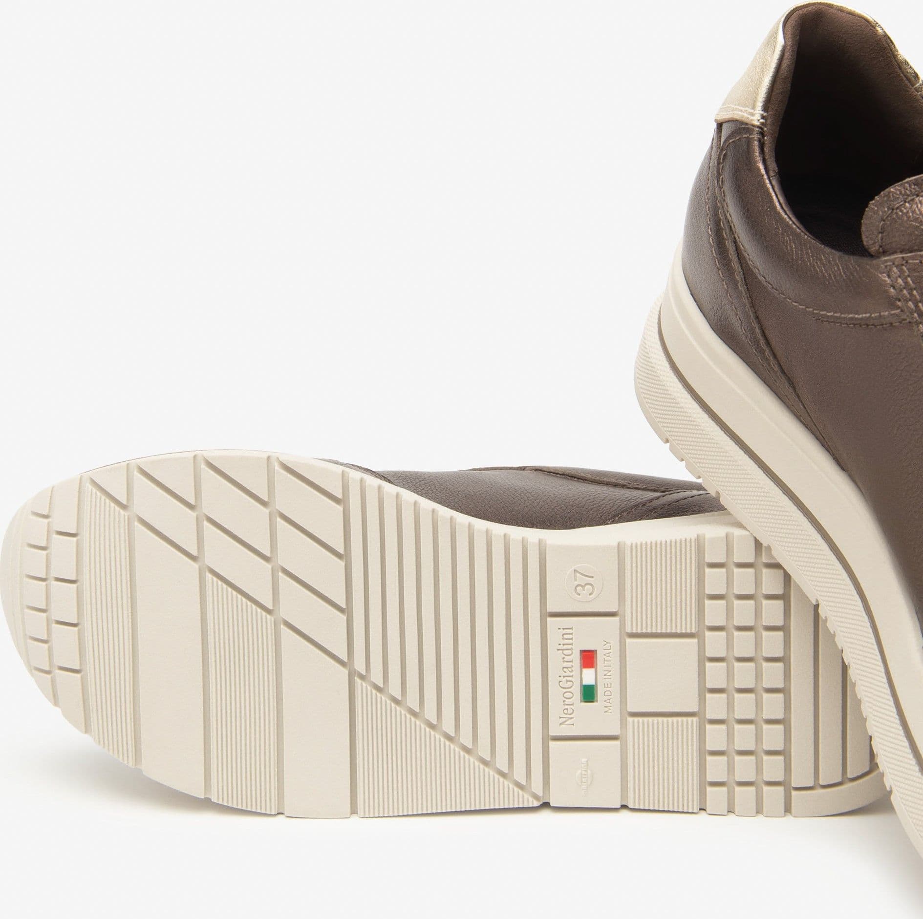 Nero Giardini sneakers donna in pelle t.moro  I514101D300 - 5