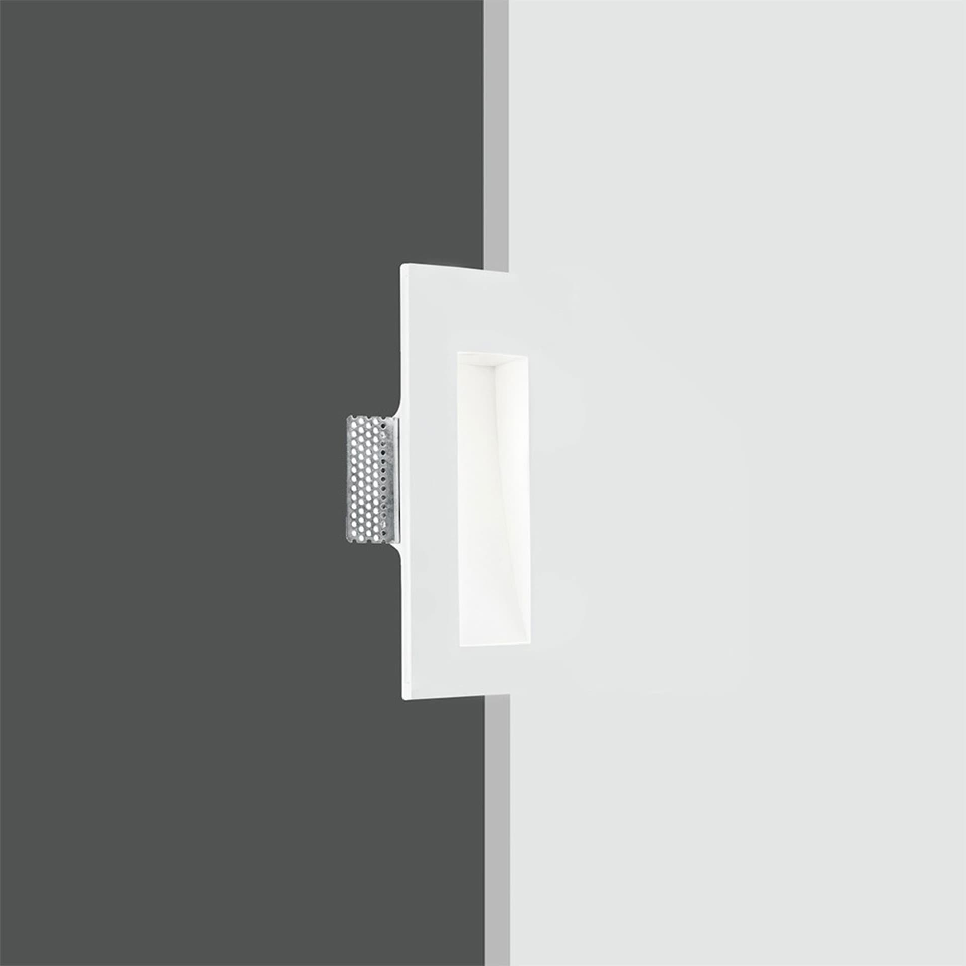*STOCK* Portafaretto In Gesso Ceramico LED ad incasso Segnapasso 245x110mm 1X1W CREE XP-E IP20 3.2V - Eternal Parquet