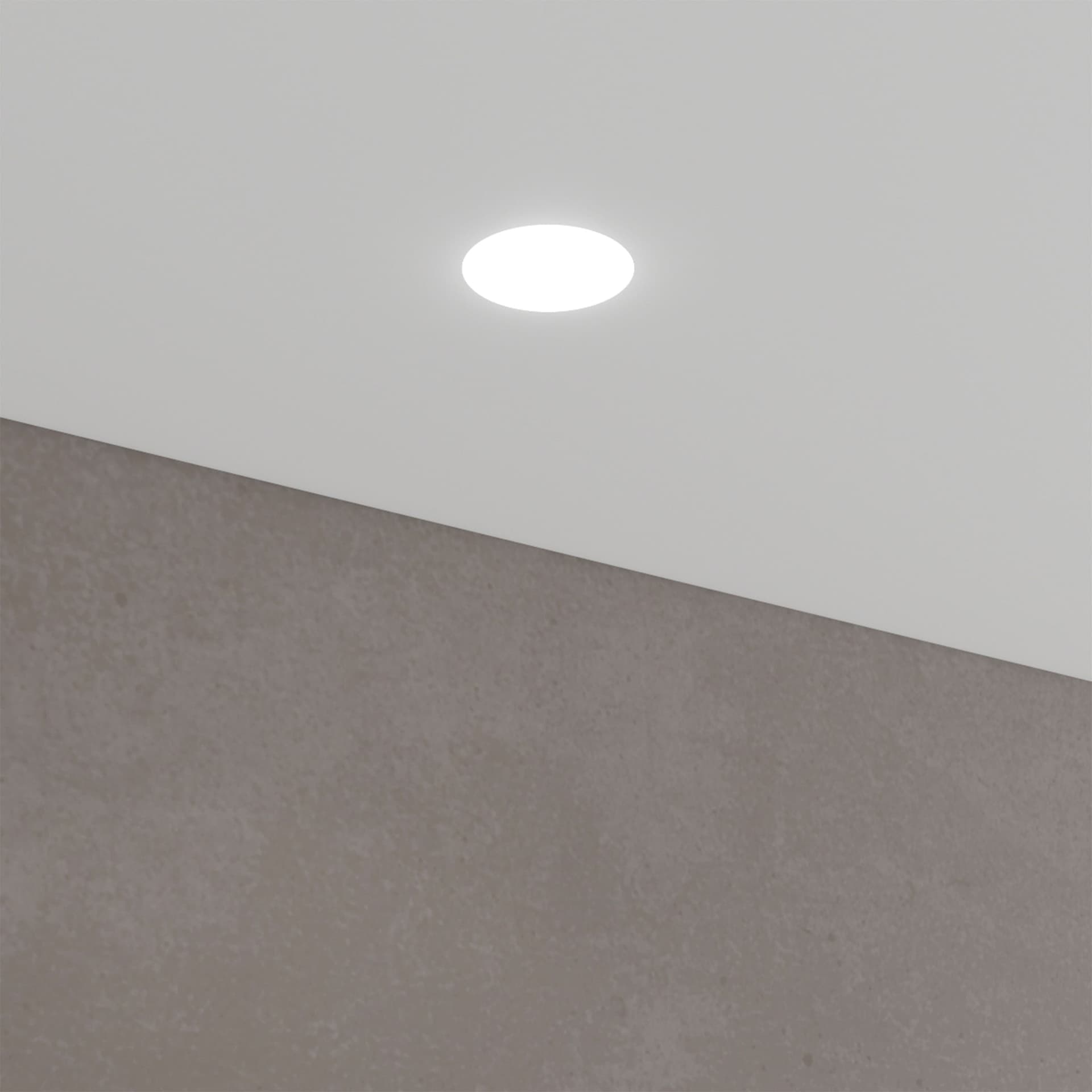 *STOCK* n.10 Portafaretto In Gesso Ceramico ad incasso Diametro 170 con Vetro 40W GU10 IP20 - 9