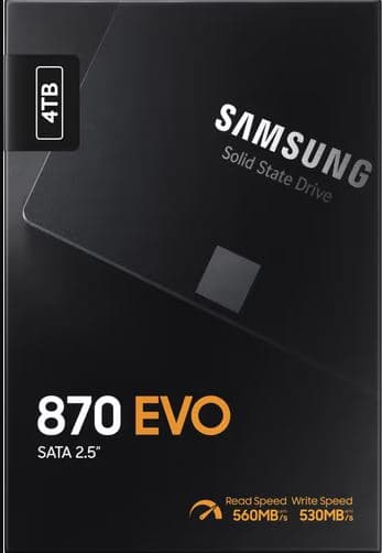 Samsung Ssd 870 Evo Sata 2.5 4Tb MZ-77E4T0B/EU - 2