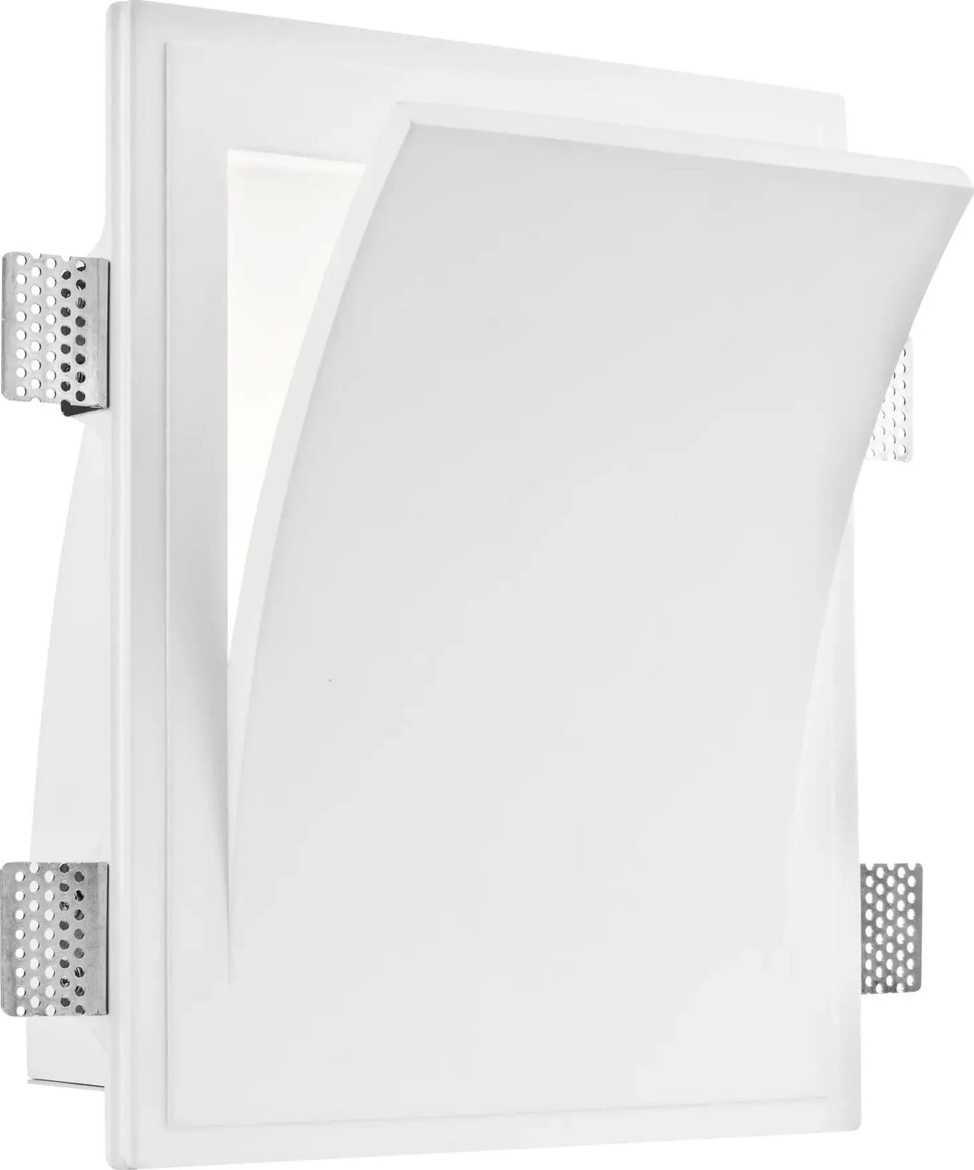 *STOCK* Portafaretto In Gesso Ceramico ad incasso 250x310x95mm 40W GU10 IP20 - Eternal Parquet