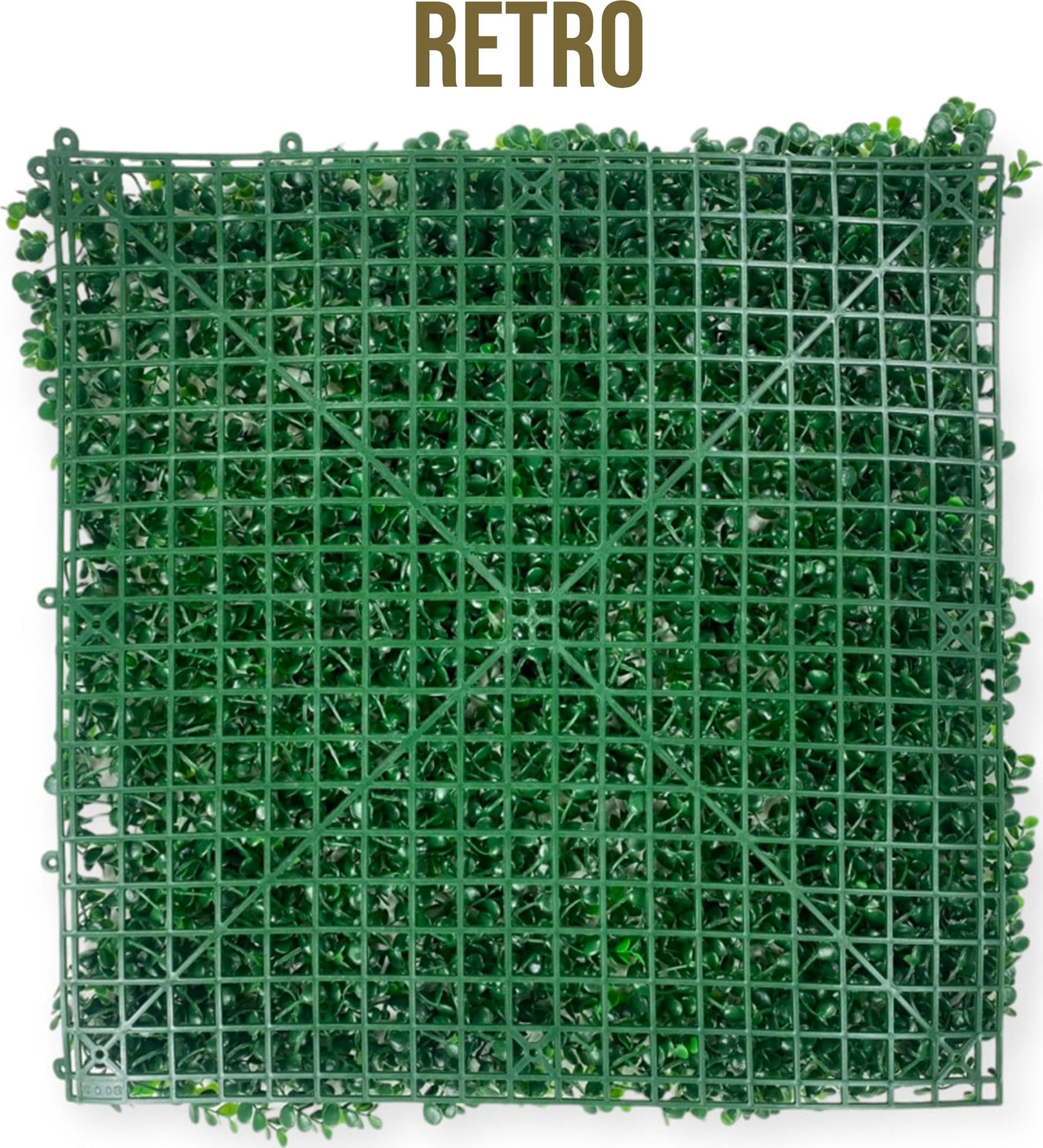 Pannelli Verde Verticale 50×50 cm Ultra-realistici e folti, per interno/esterno BOSSO E FOGLIE VIOLA - Eternal Parquet - Eternal Parquet