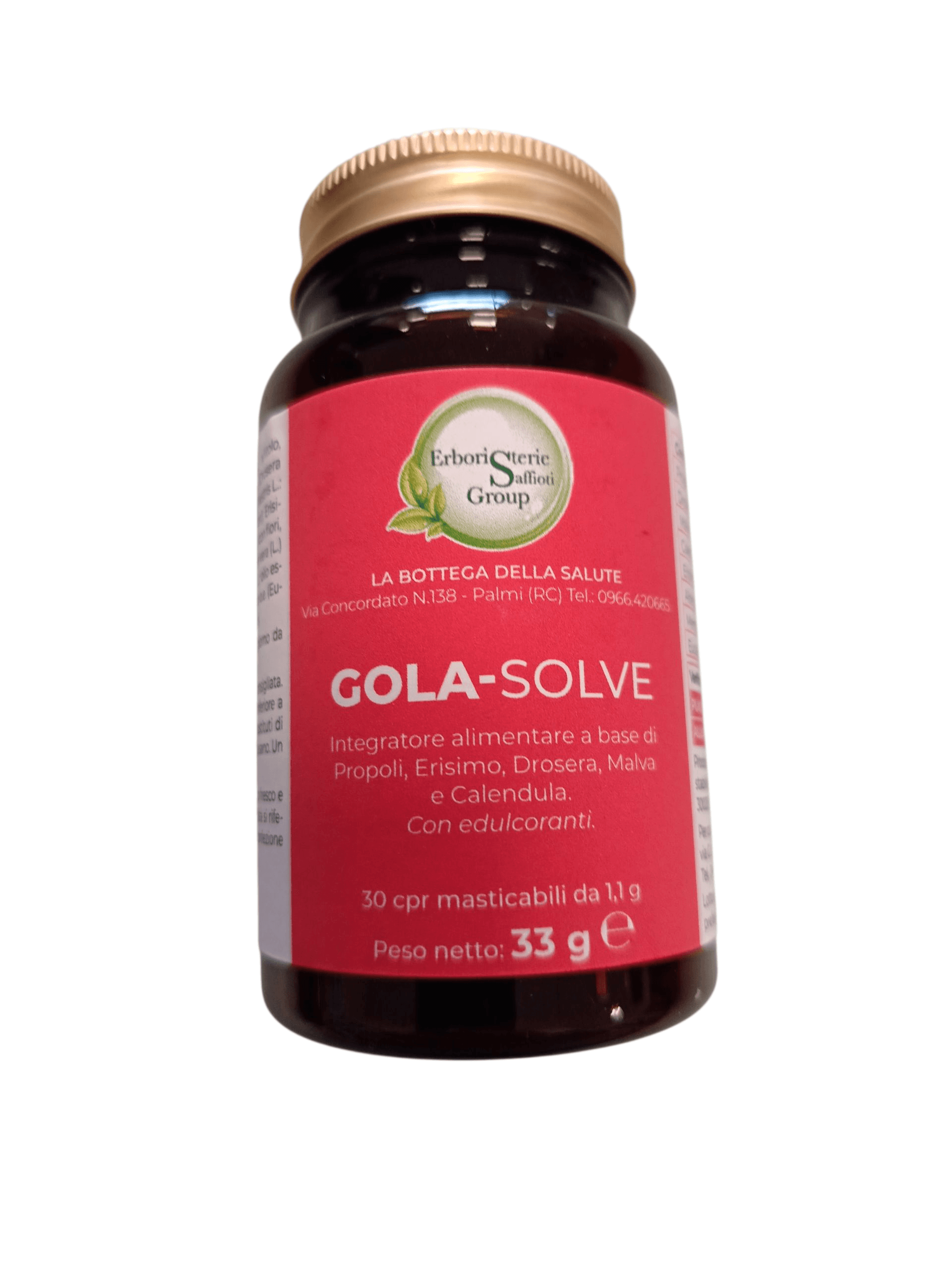 Gola-Solve 30 cpr masticabili - 2