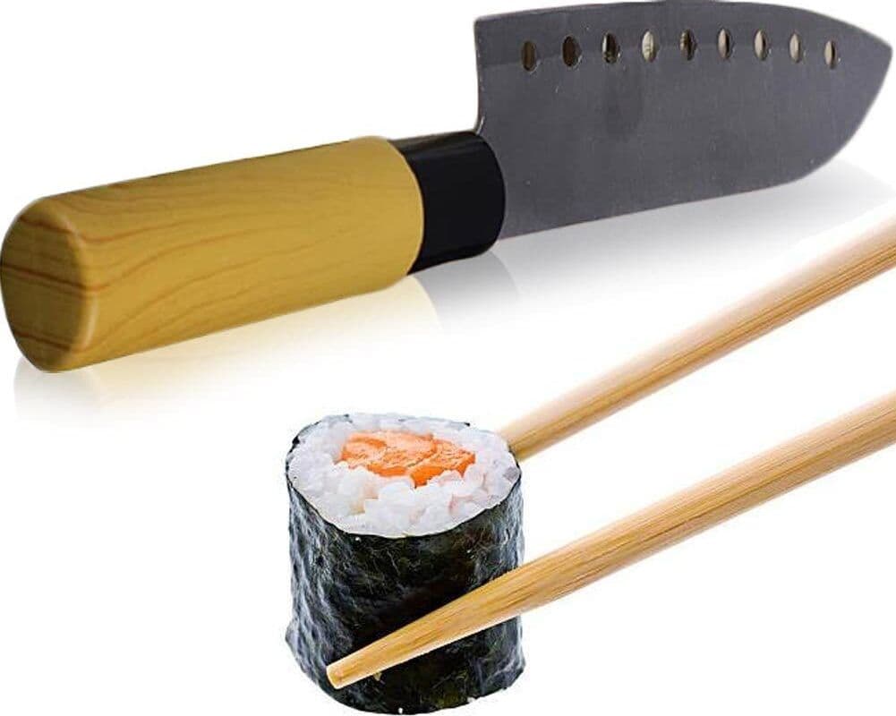 Set 7 Pezzi per Sushi in Bamboo Cucina Orientale Sala da Pranzo Kit Aperitivo - 5