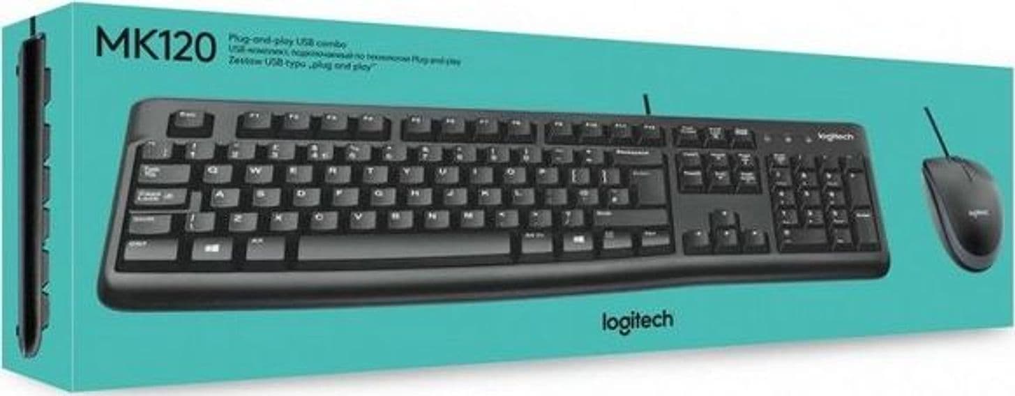 KIT TASTIERA E MOUSE LOGITECH MK120 USB - 5