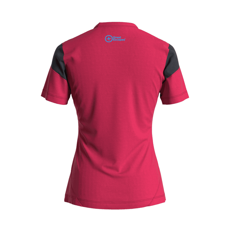 Great Escapes Arco lady t-shirt persian red/vulcan - 2