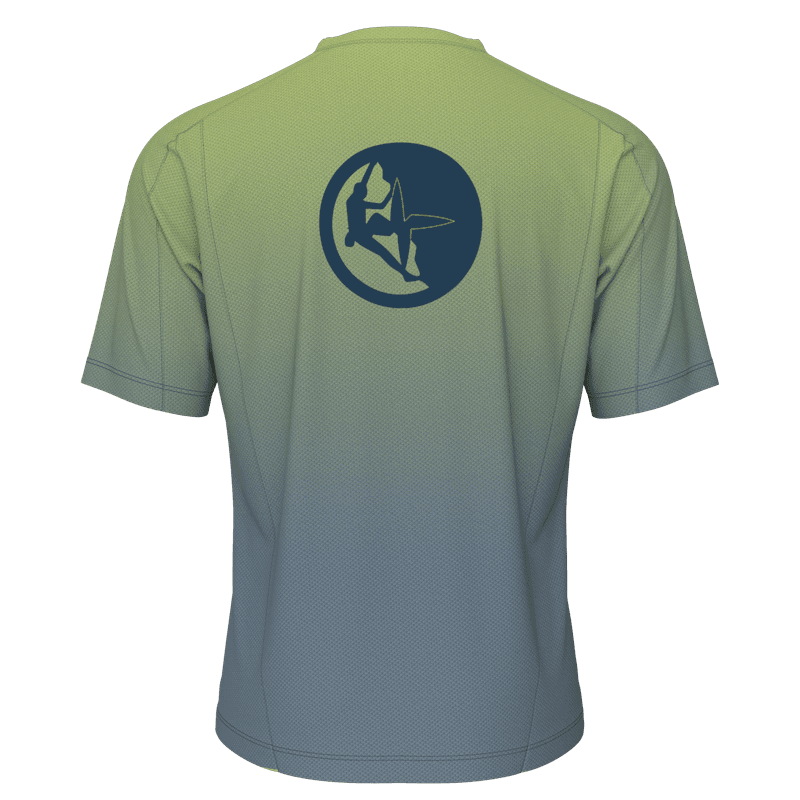 Great Escapes Dru man t-shirt llime green shadded - 2