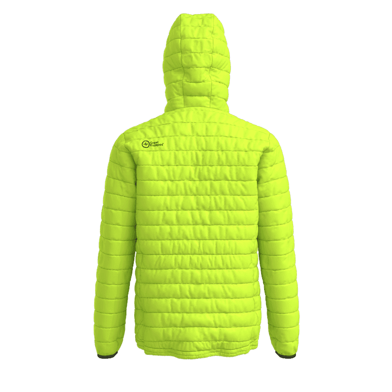 Great Escapes Jorasses man padded jacket lime green/vulcan - 2
