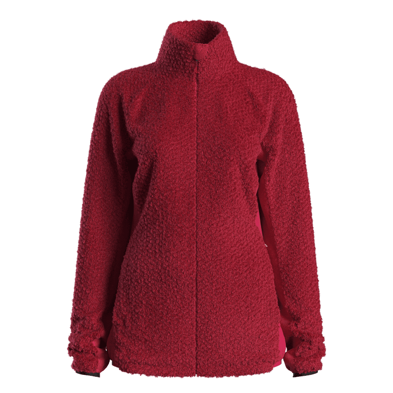 Great Escapes Pigot lady mid fleece jacket persian red - 2