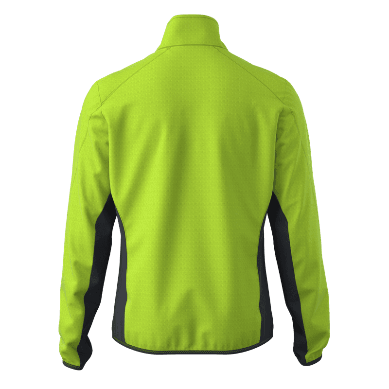 Great Escapes Koenigspitze evo man mid layer full zip lime green/black - 2
