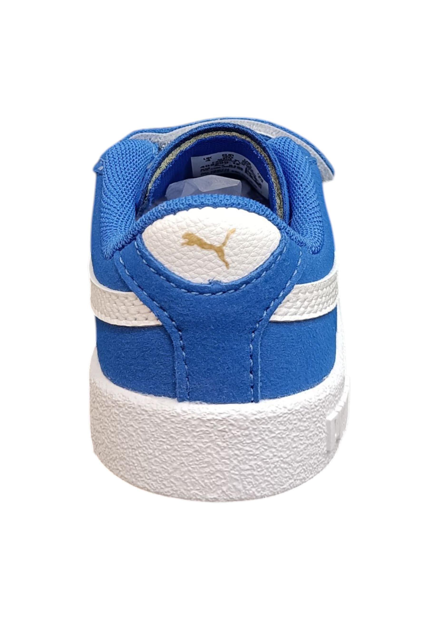 Scarpe sneakers Bambini e ragazzi PUMA CLUB azzurro-bianco velcro in Ballerine Scarpetteria Gica - Trani, commercioVirtuoso.it
