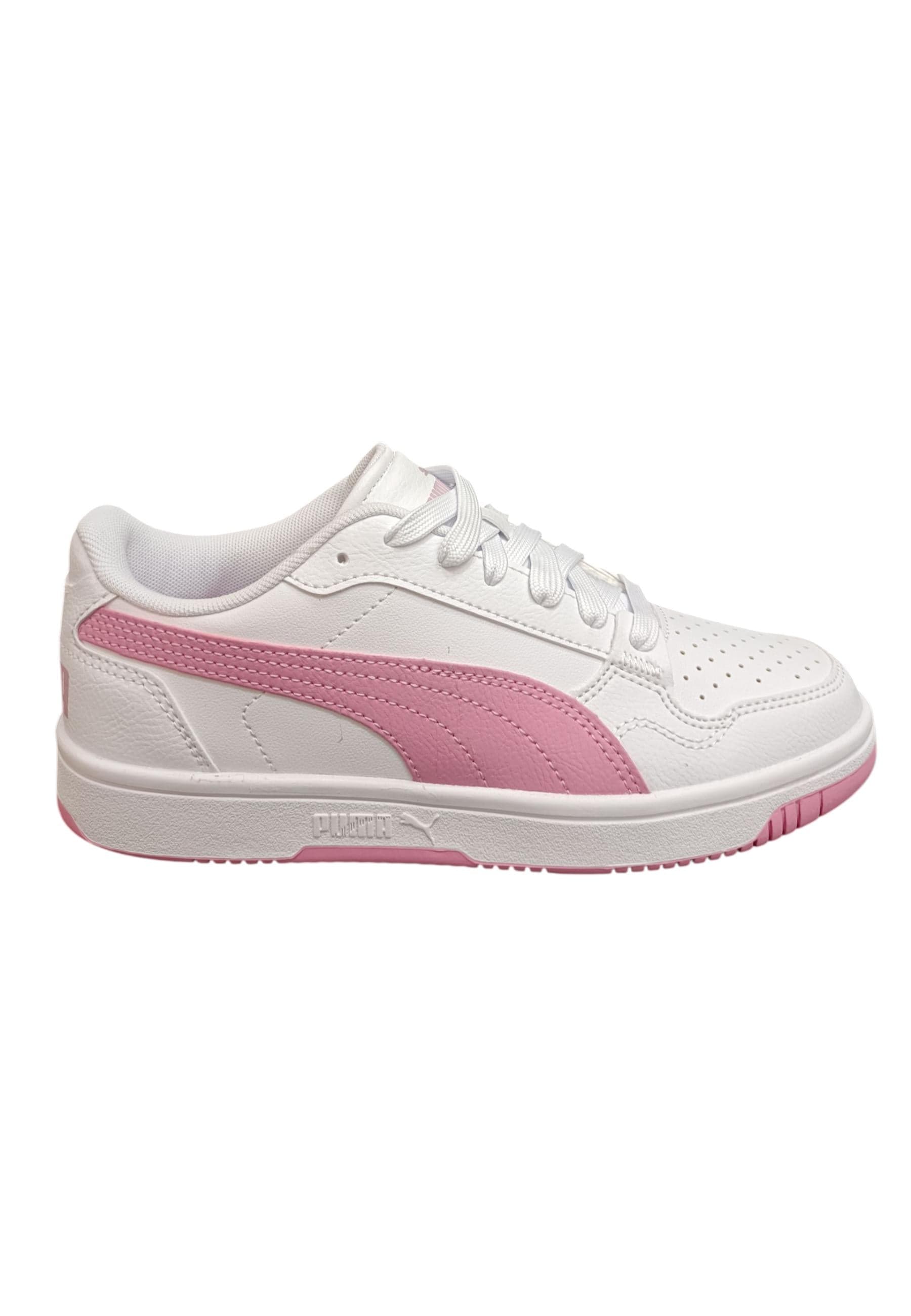 Scarpe sneakers Bambini e ragazzi PUMA REBOUND  bianco-rosa laccio in Ballerine Scarpetteria Gica - Trani, commercioVirtuoso.it