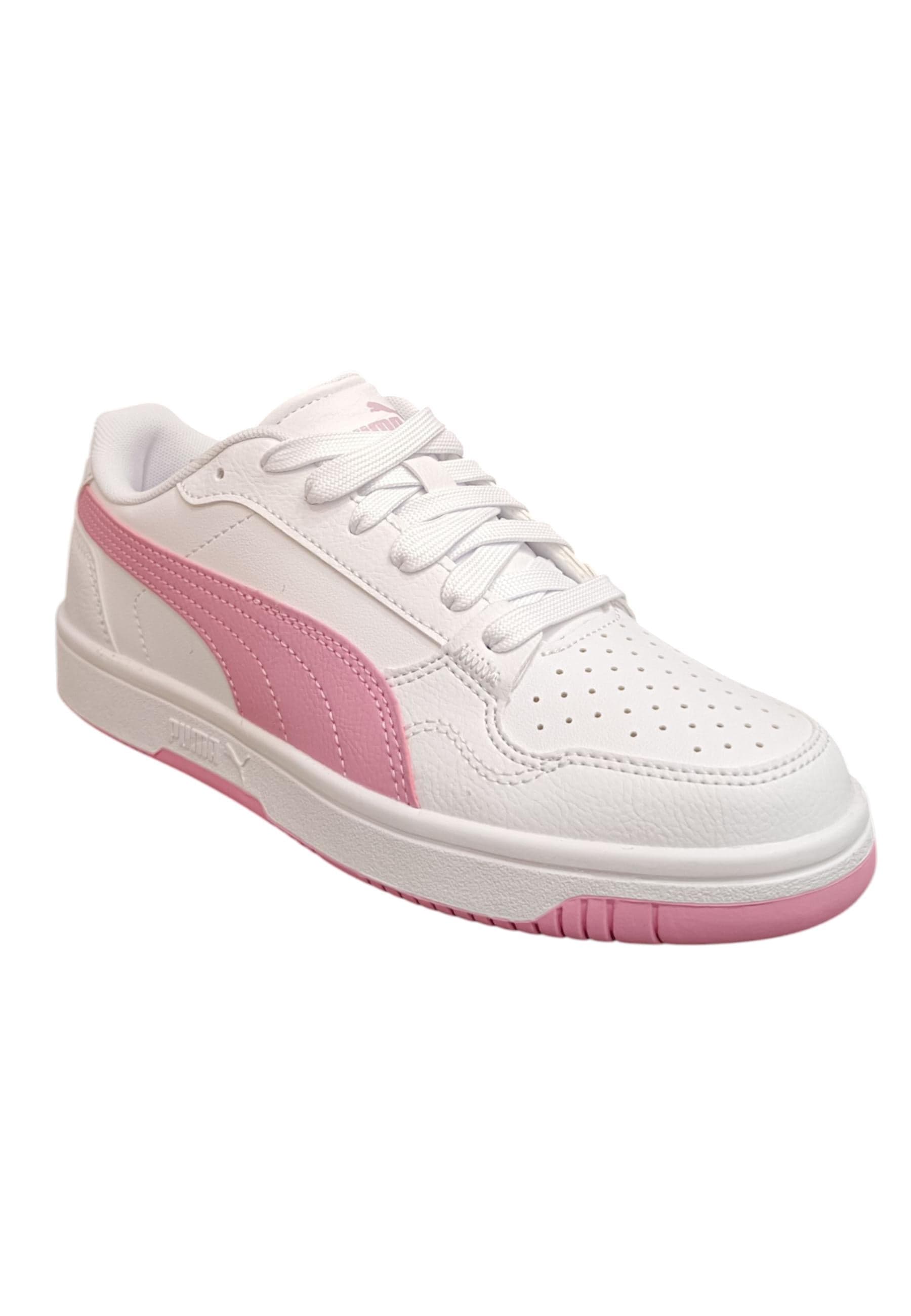 Scarpe sneakers Bambini e ragazzi PUMA REBOUND  bianco-rosa laccio in Ballerine Scarpetteria Gica - Trani, commercioVirtuoso.it