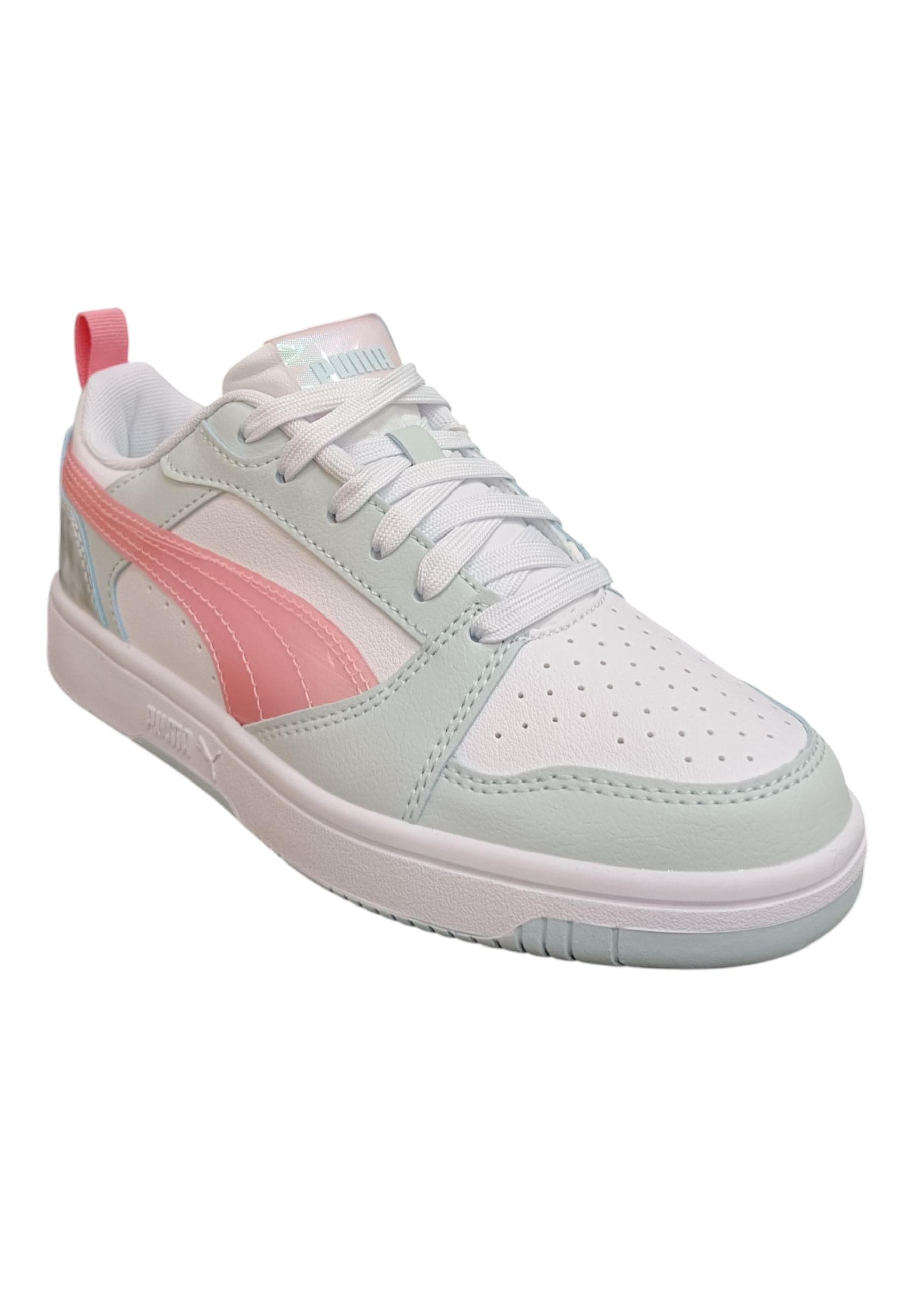 Scarpe sneakers Bambini e ragazzi PUMA REBOUND  grigio-rosa laccio in Ballerine Scarpetteria Gica - Trani, commercioVirtuoso.it