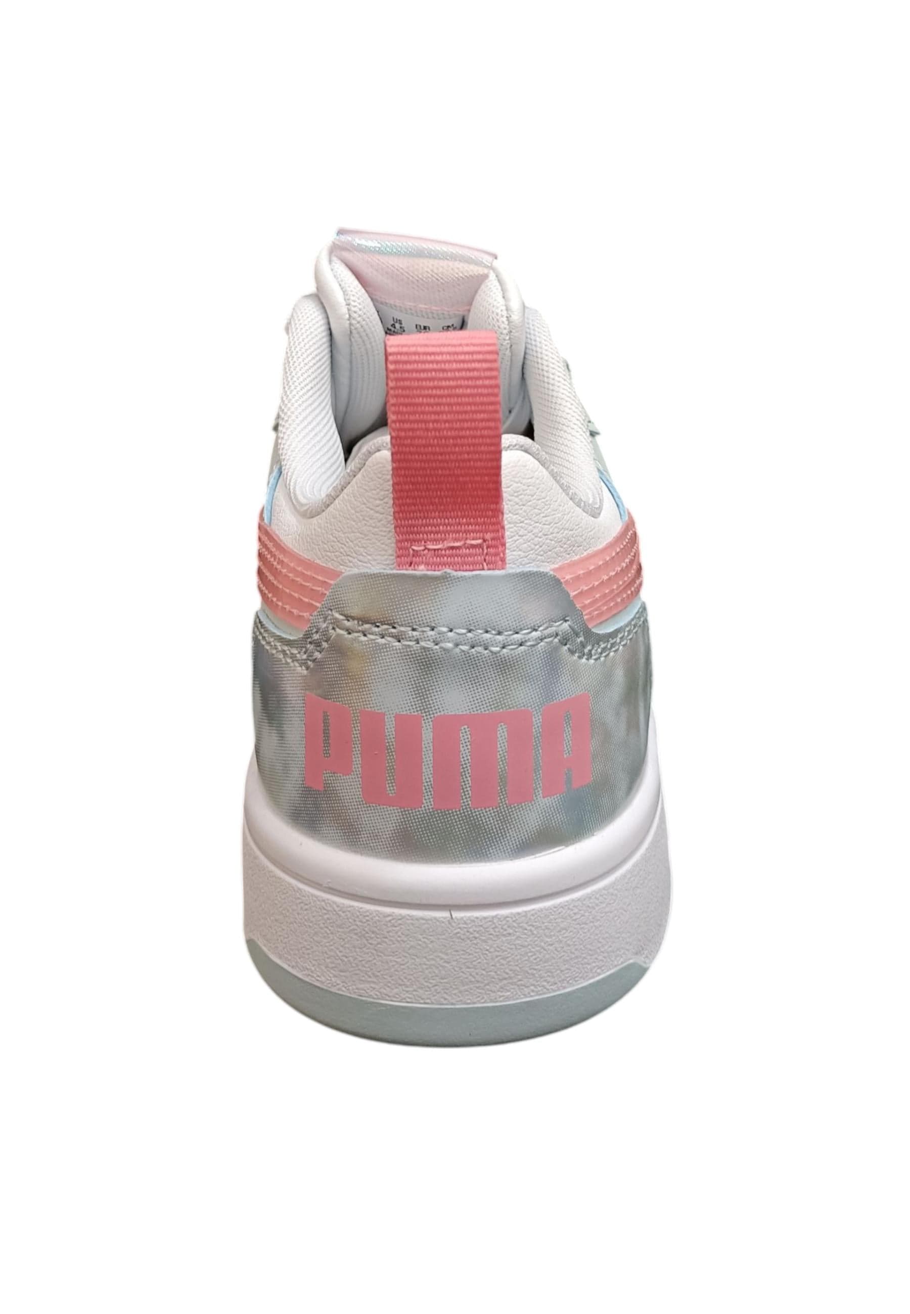 Scarpe sneakers Bambini e ragazzi PUMA REBOUND  grigio-rosa laccio in Ballerine Scarpetteria Gica - Trani, commercioVirtuoso.it