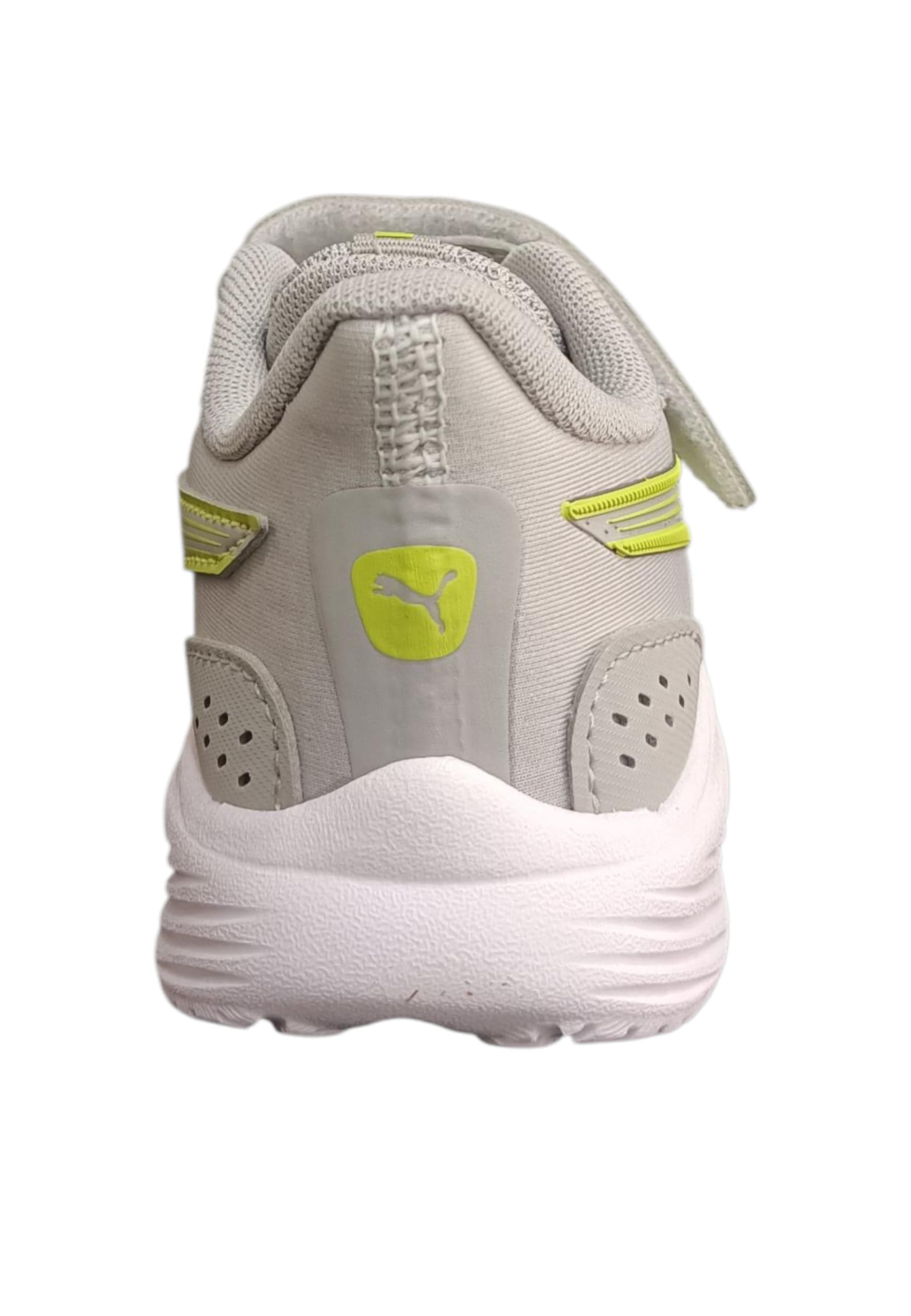 Scarpe sneakers Bambini e ragazzi PUMA POUNCE LITE  grigio-giallo laccio elastico e velcro in Ballerine Scarpetteria Gica - Trani, commercioVirtuoso.it