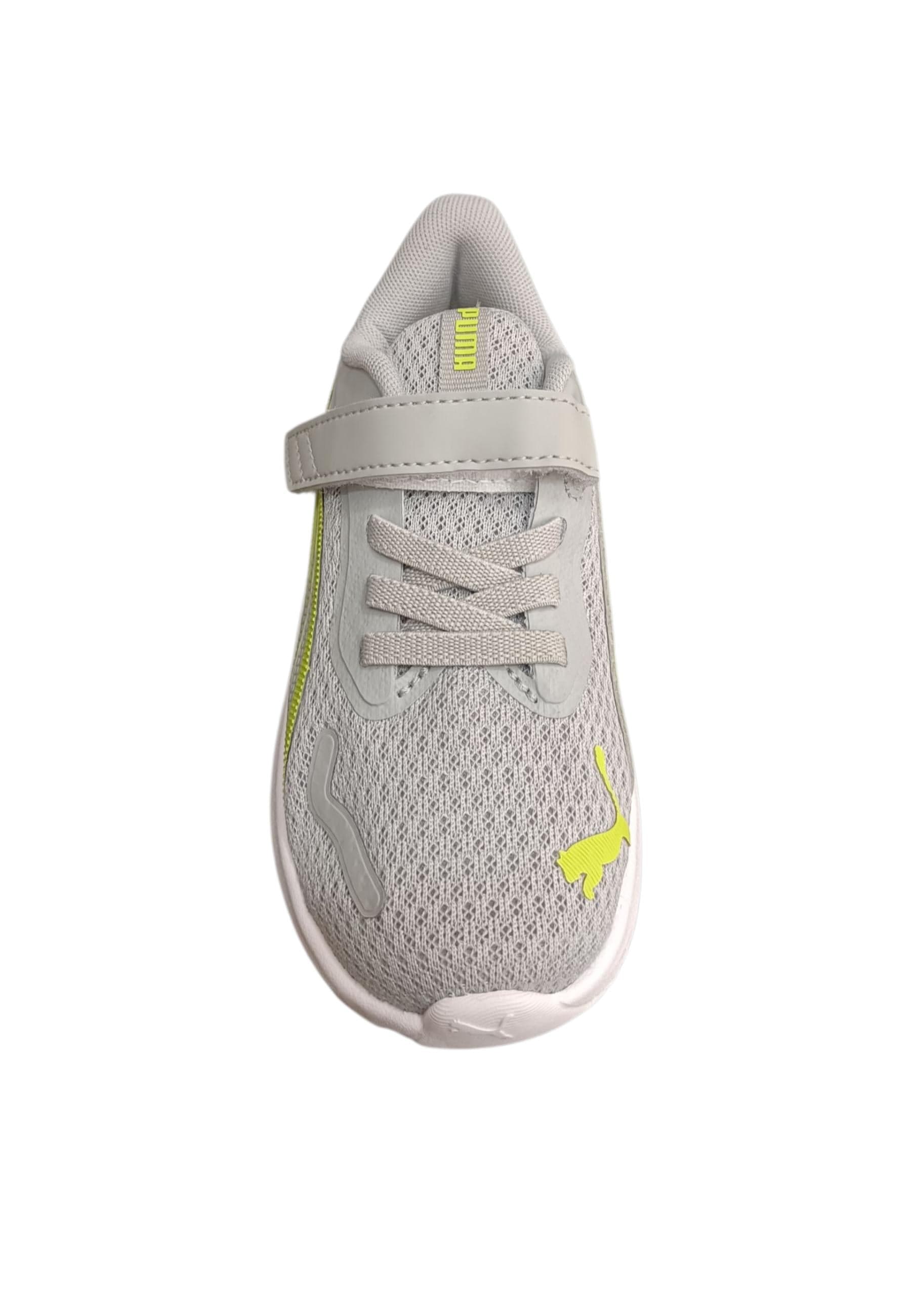 Scarpe sneakers Bambini e ragazzi PUMA POUNCE LITE  grigio-giallo laccio elastico e velcro in Ballerine Scarpetteria Gica - Trani, commercioVirtuoso.it