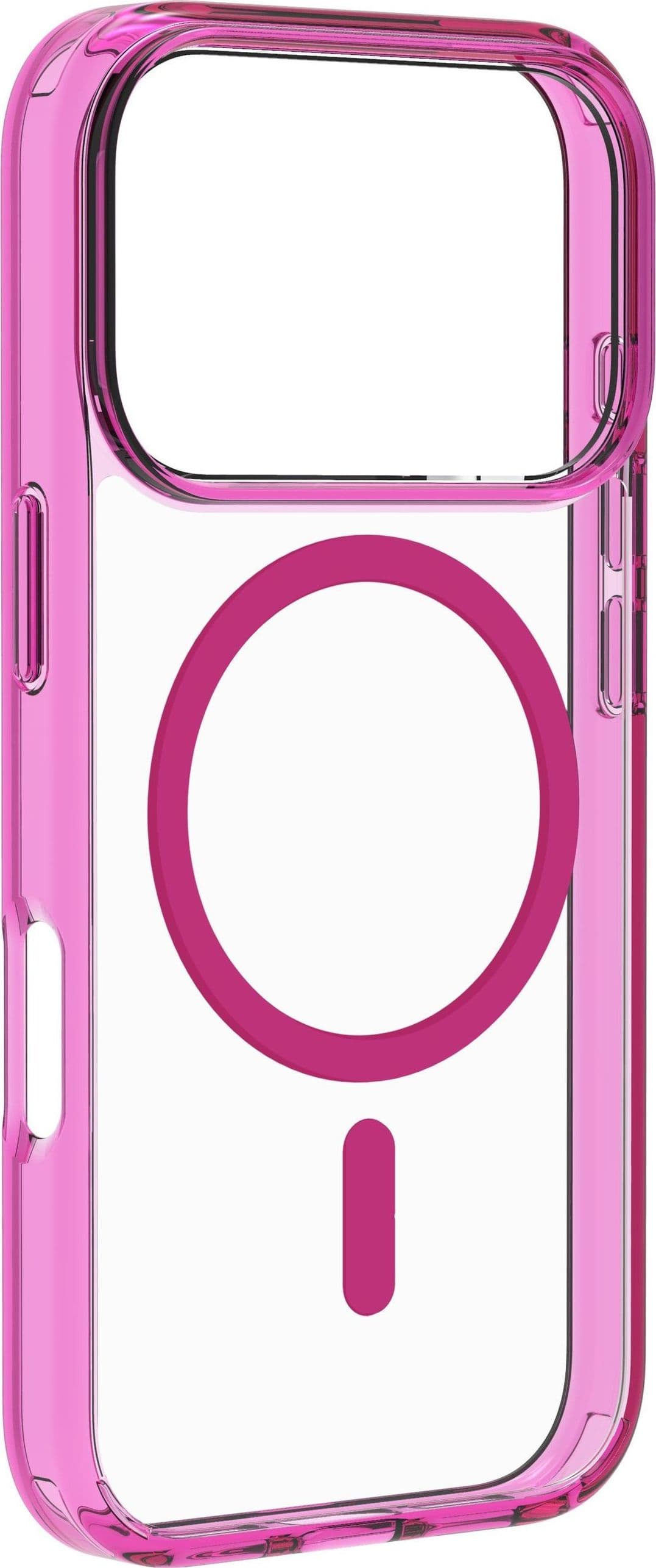 cover iphone 17 PRO rosa - trasparente magsafe - 4